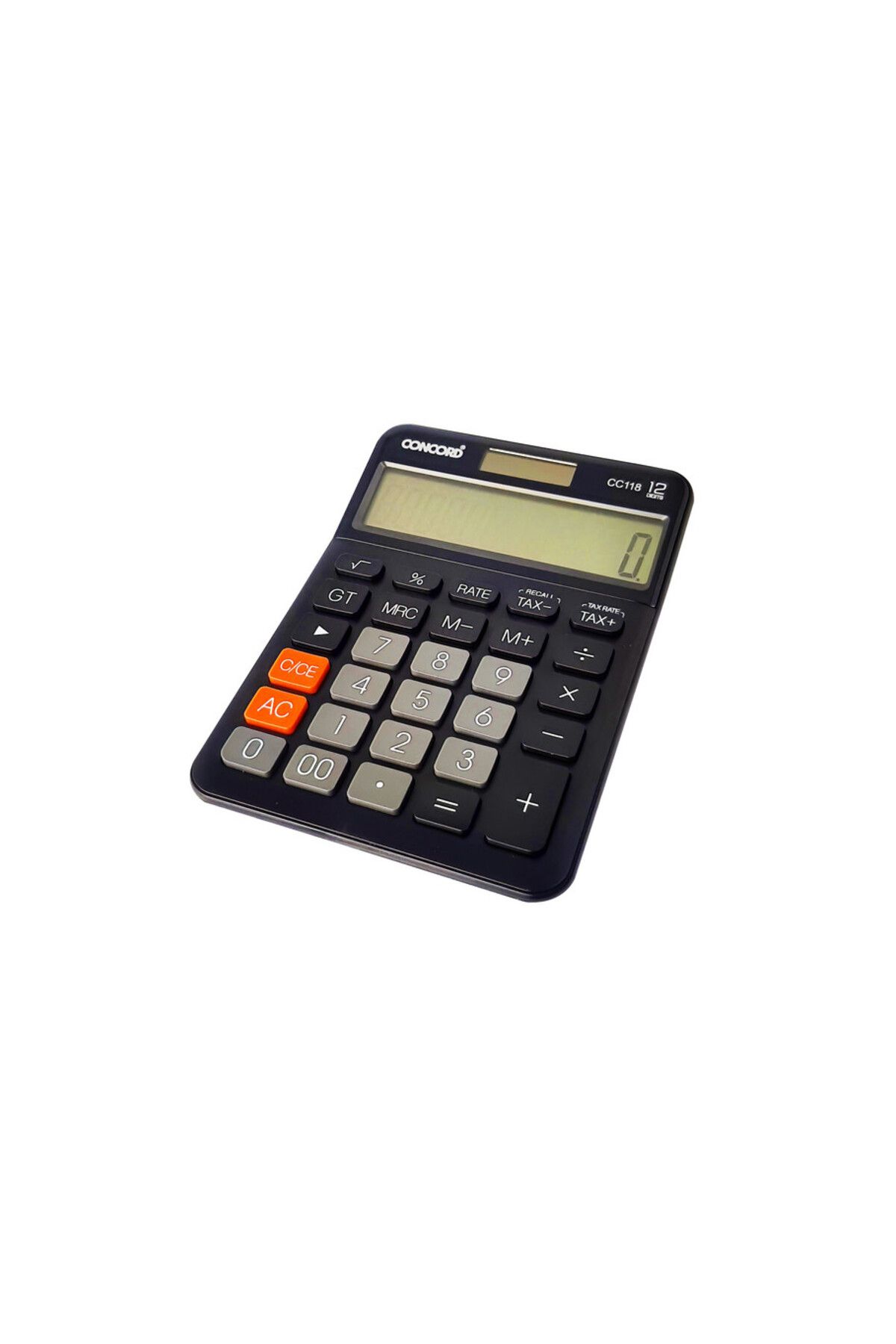 Concord-CC118 12 Digits Desktop Electronic Calculator with Dual Power 2