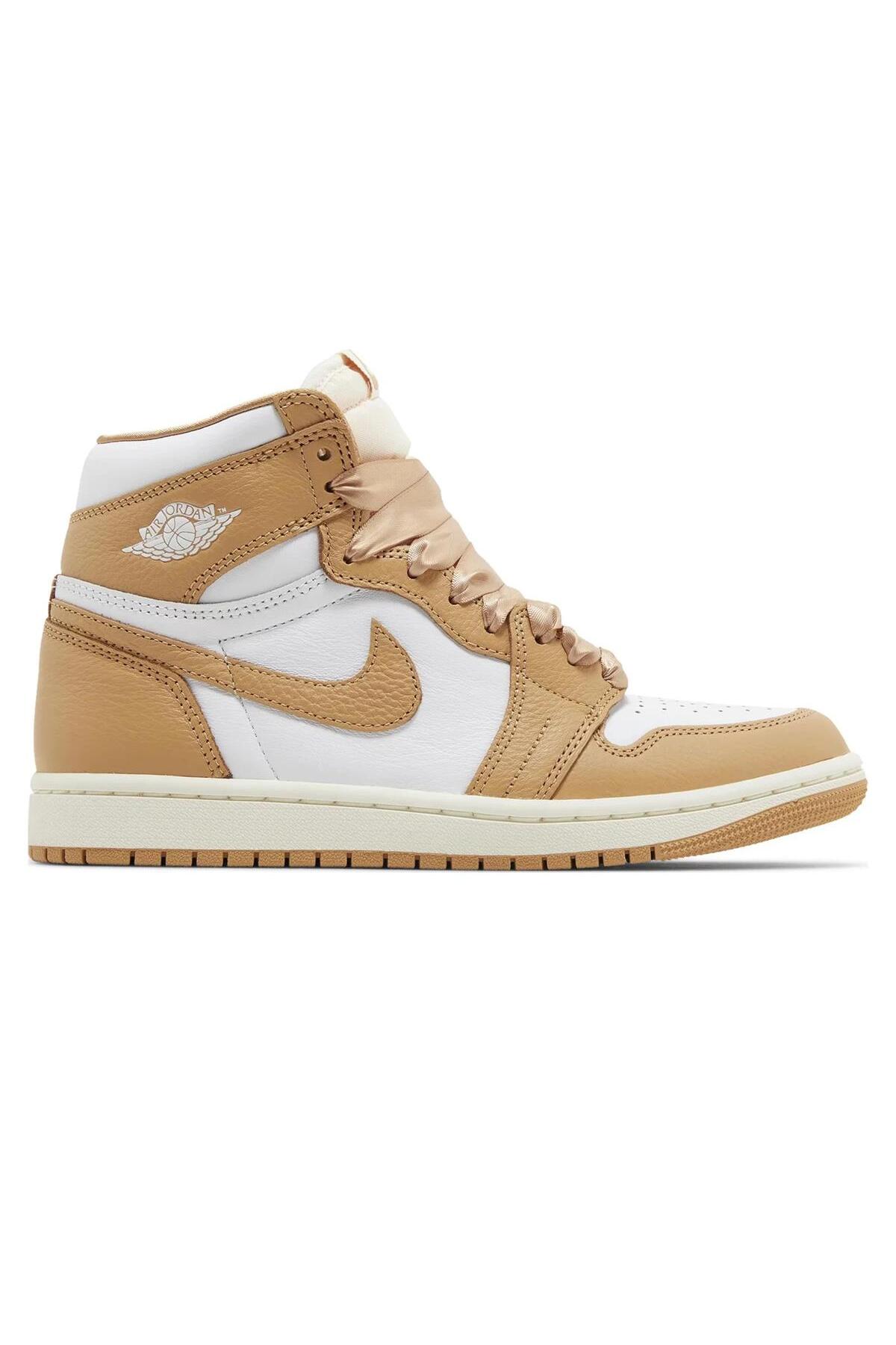 Nike Air Jordan 1 Mıd Leather Unisex Sneaker Hakiki Deri Bilekli