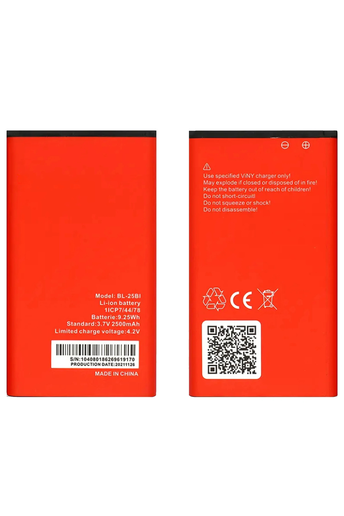 instatech BL-25Bi 2500 mAh Batarya Pil