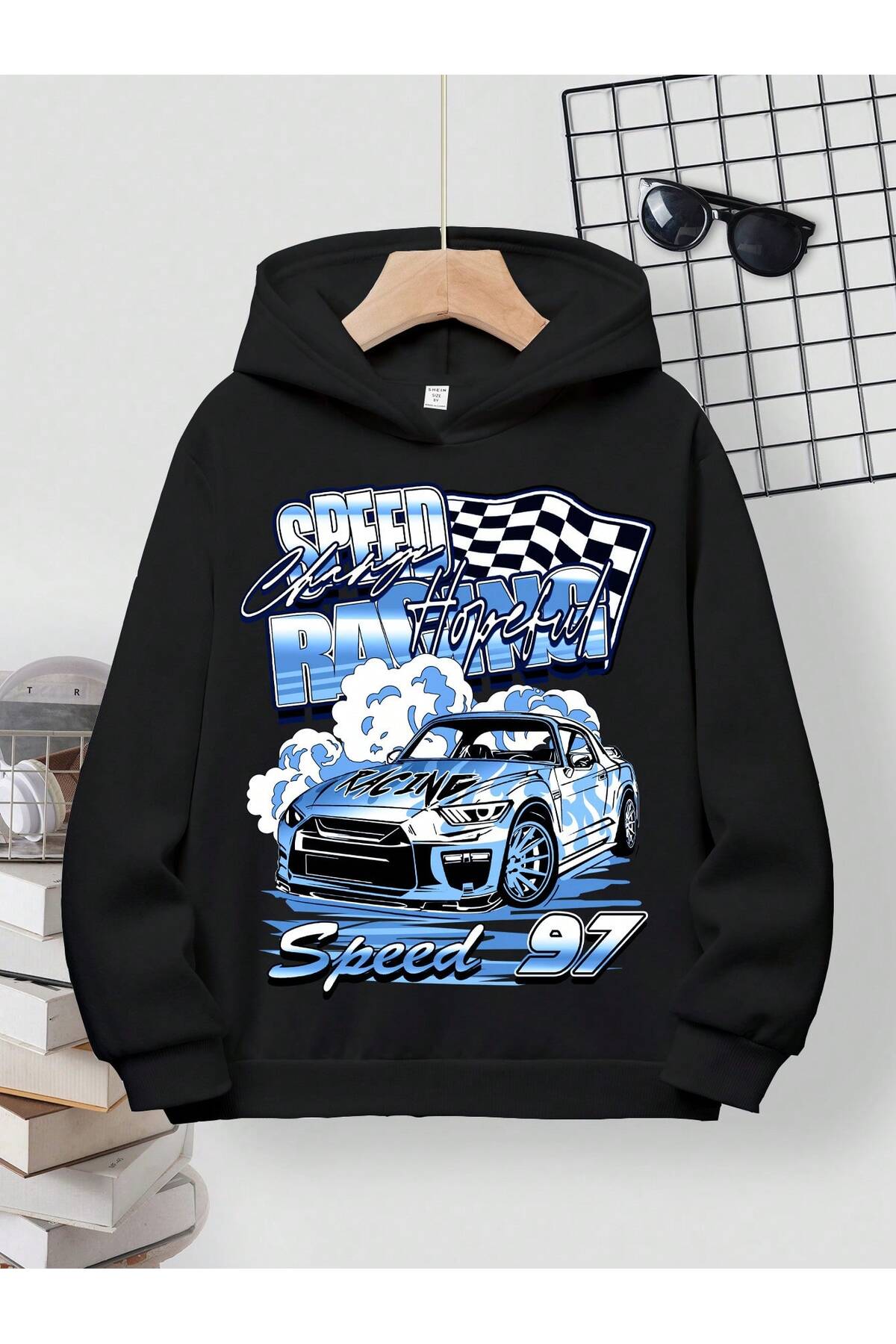 هودي مطبوع 'سباق السرعة'