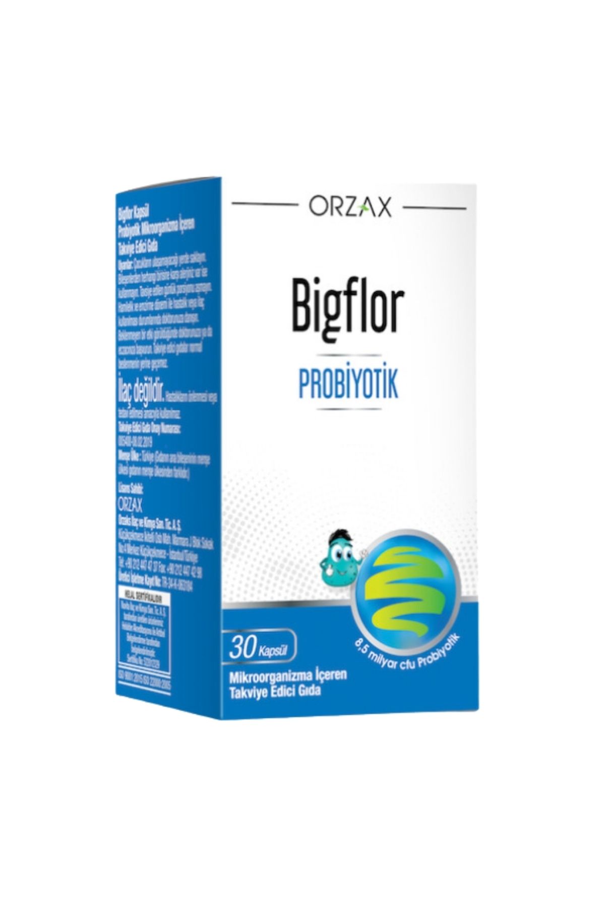 Orzax Bigflor Probiyotik 30 Kapsül