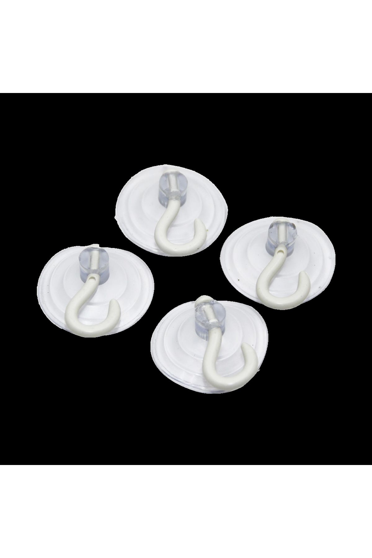 teknotrust 40mm Büyük Vantuz Seti, 100 Parça, Siyah Renkli, Çok Amaçlı Kullanım