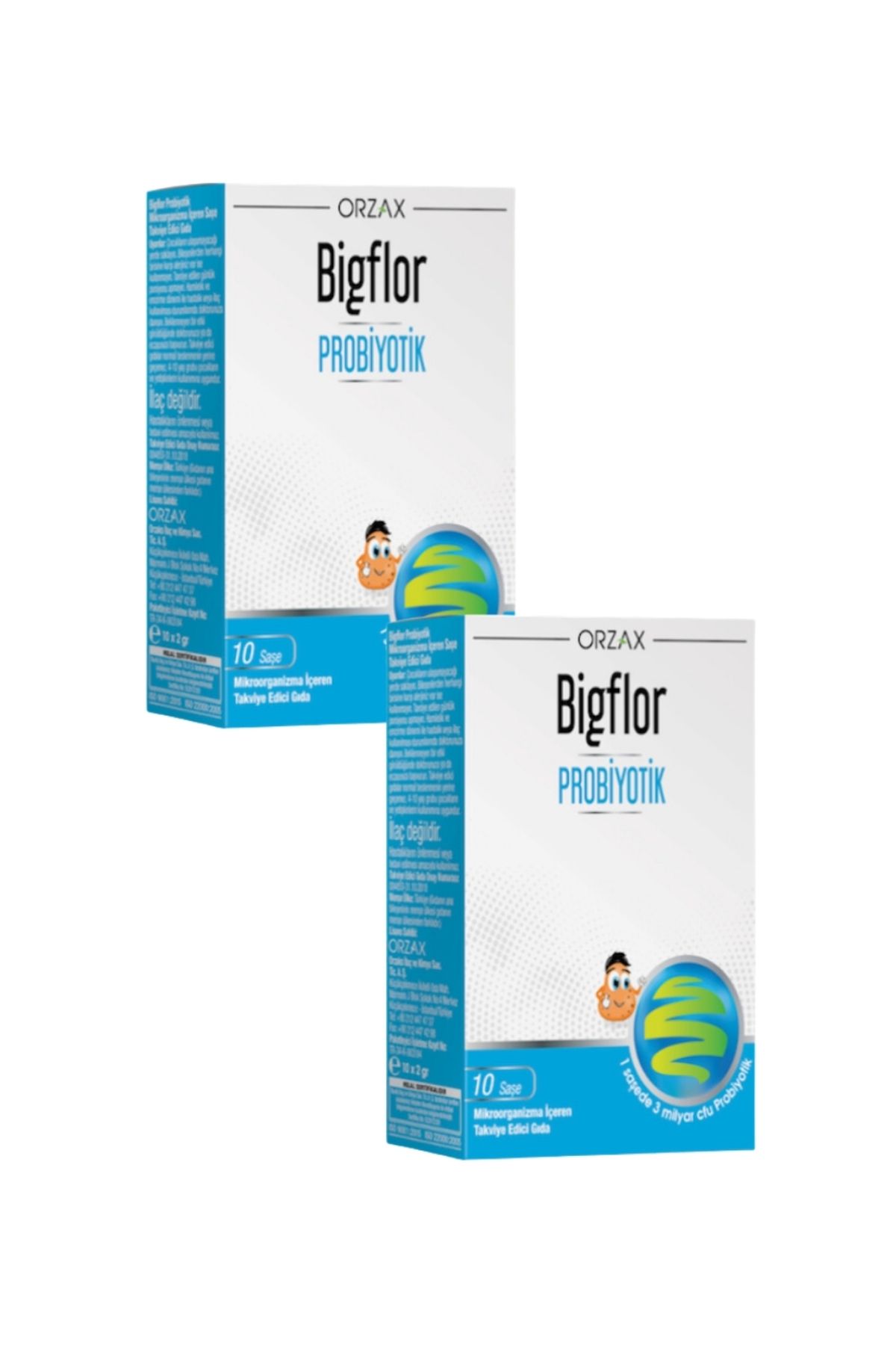 Orzax Bigflor Probiyotik 10 Şase x 2 Adet