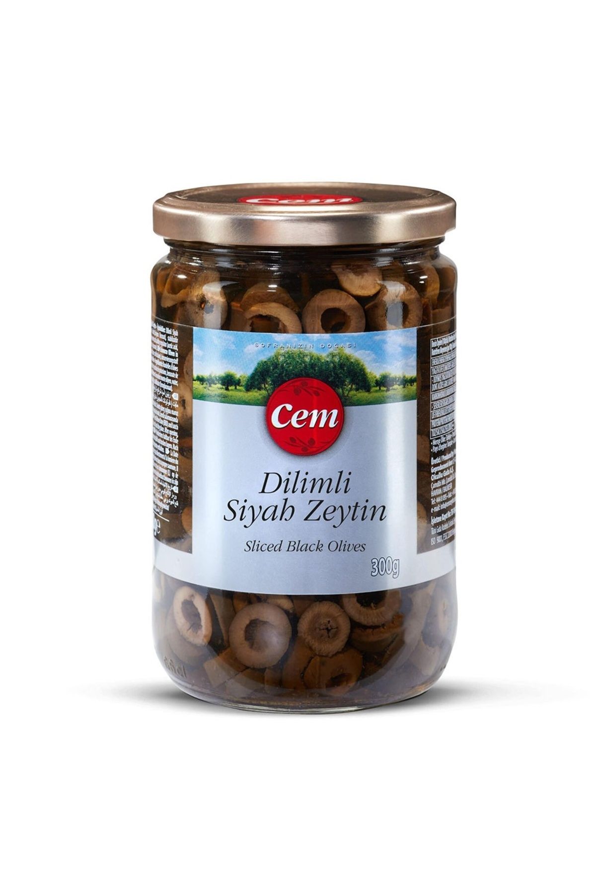 Cem Dilimli Siyah Zeytin 300 gr Paket (3 ADET)