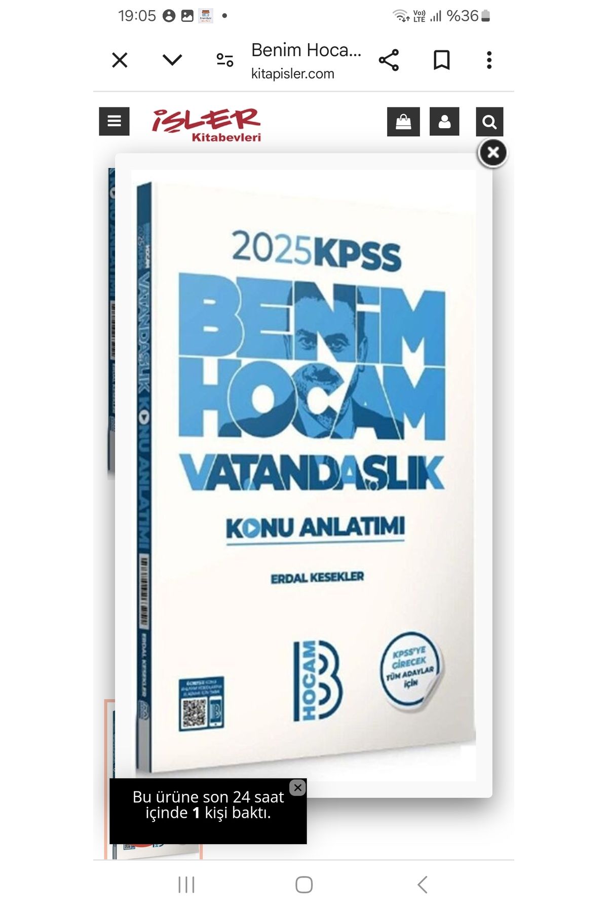 AV YAYINLARI Benim Hocam 2025 KPSS Vatandaşlık Konu Anlatımı