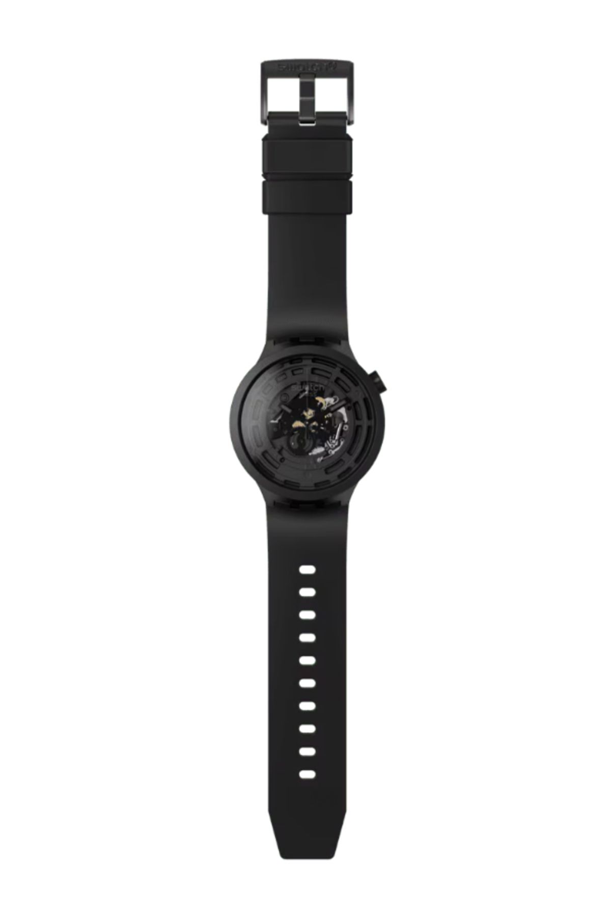 Swatch Big Bold Ceramic C-black Unisex Wristwatch Sb03b100