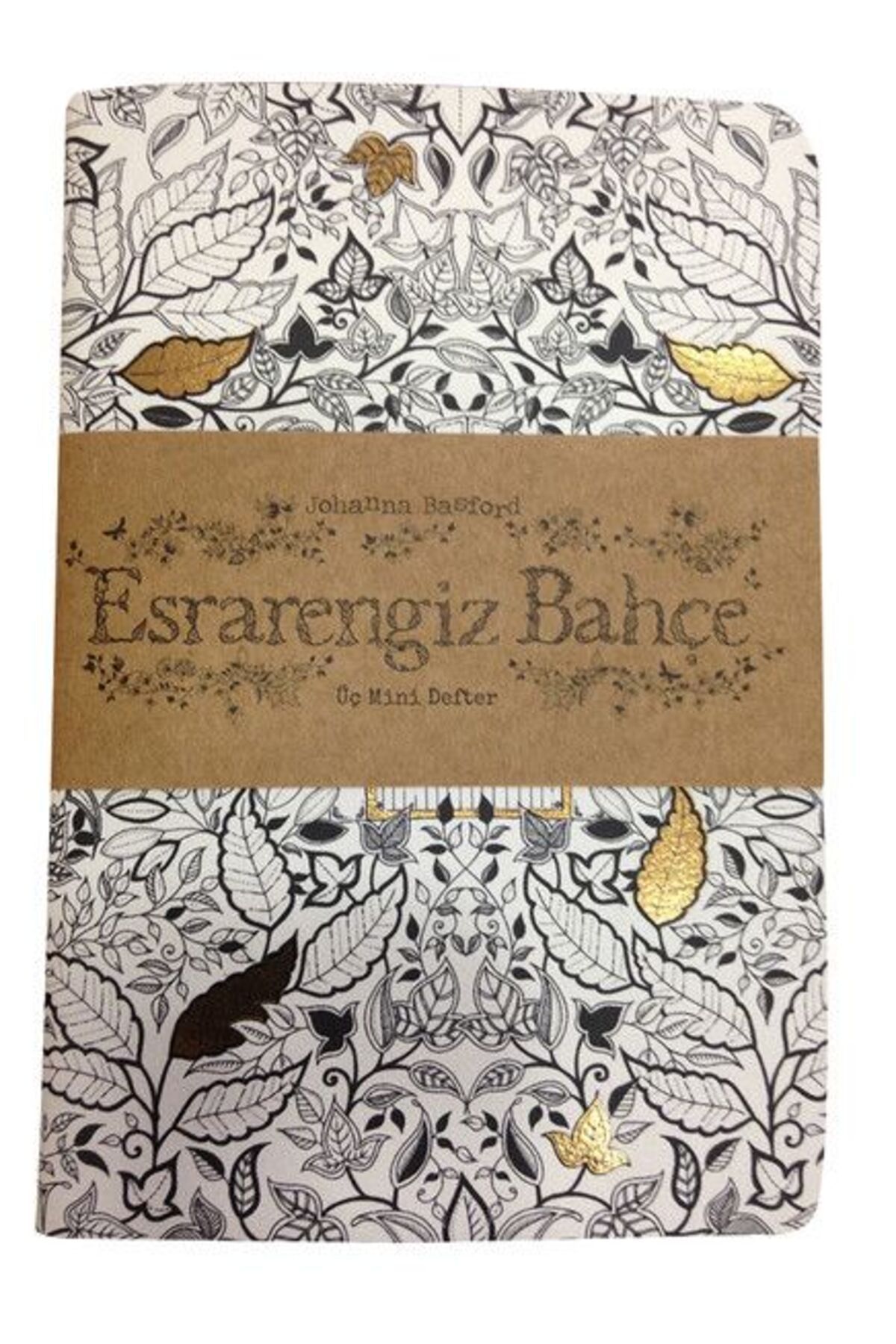 Karma Kitaplar Esrarengiz Bahçe Üçlü Defter Seti 11x15cm kitap(Korunakli Posetle)