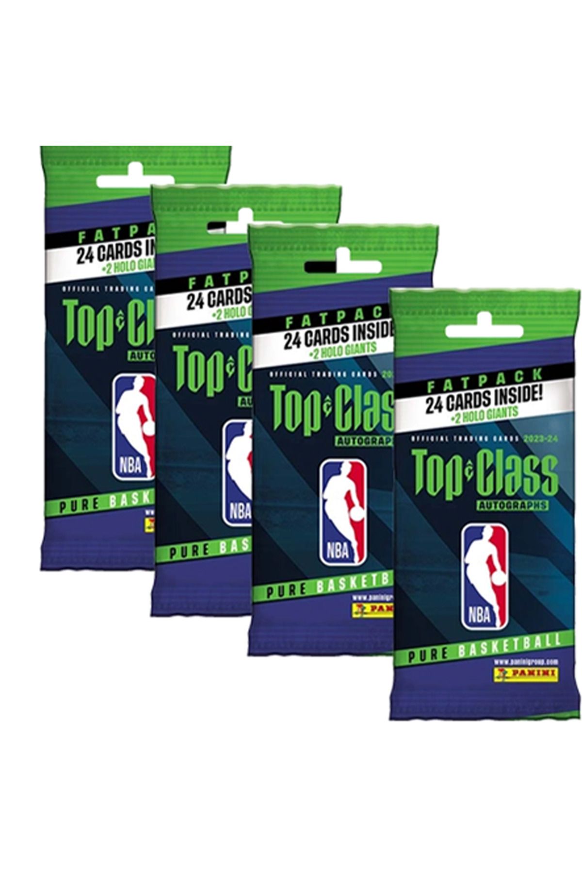 Panini Nba Top Class 2024 Fat Pack Nba Kartları + 4 Paket (96 Adet Kart + 8 Holo Giants Kart)