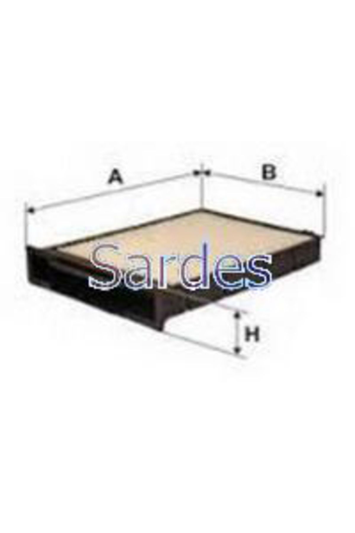 Sardes POLEN FİLTRESİ SCENIC II 1.4-1.6-1.6 16V-2.0 16V-1.5DCI-1.9DCI-2.0DCI (PLASTİK ÇERÇEVELİ) 7701055110