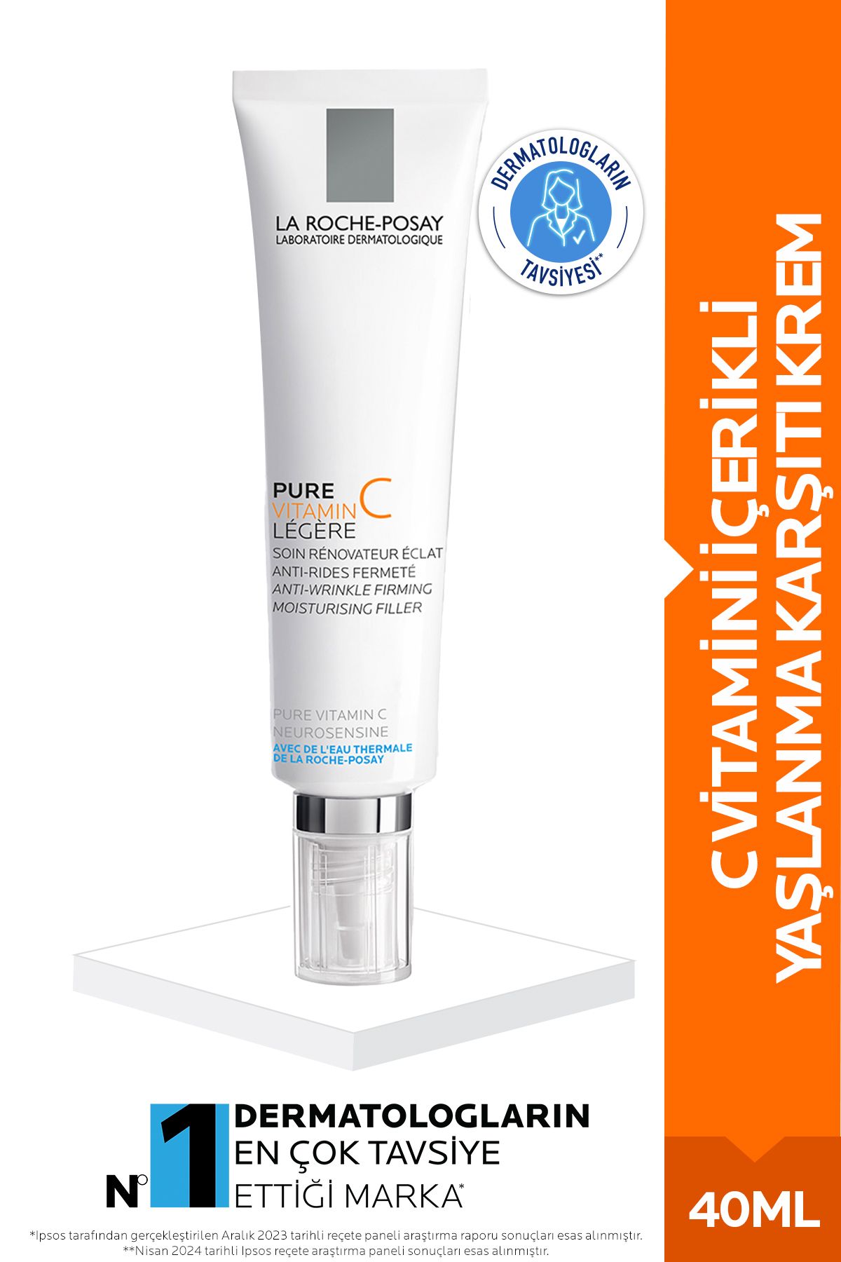 La Roche Posay Cildin Daha Parlak ve Daha Eşit Olmasını Sağlayan Aydınlatıcı Krem 40 ml