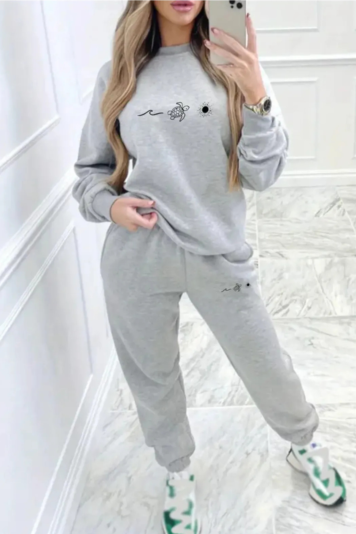 Büyük Beden Unisex Eşofman Takımı — خاکستری mah-paggos-Büyük5-takim-1