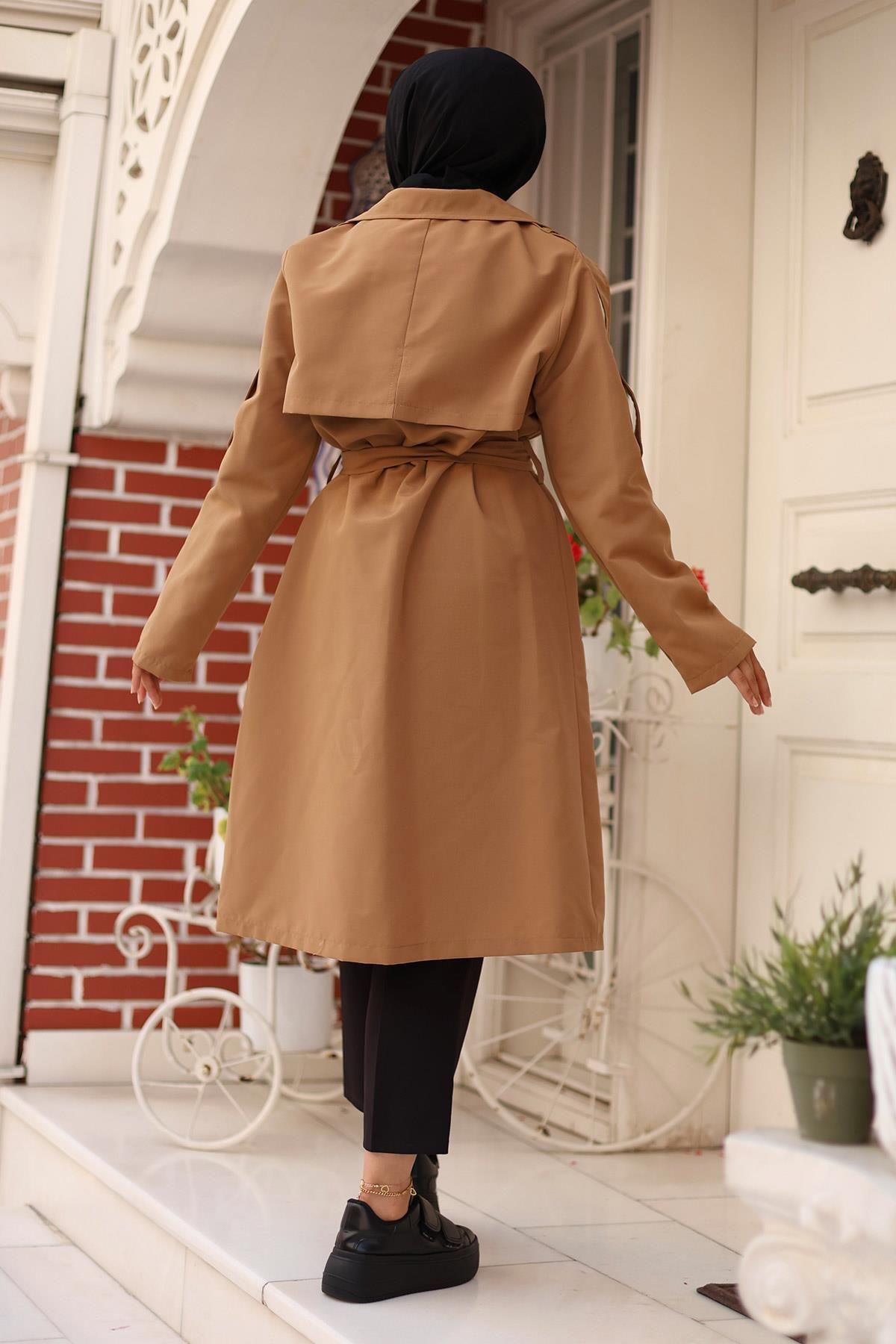Herita-Trenchcoat mit Schulterdetail 4