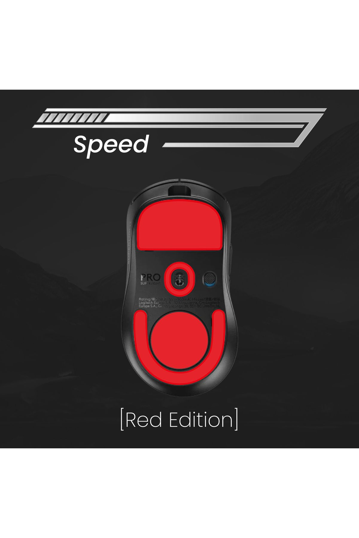 Beast eSpor (Logi) Superlight DEX Mouse Skate (Red Edition)  %100 PTFE