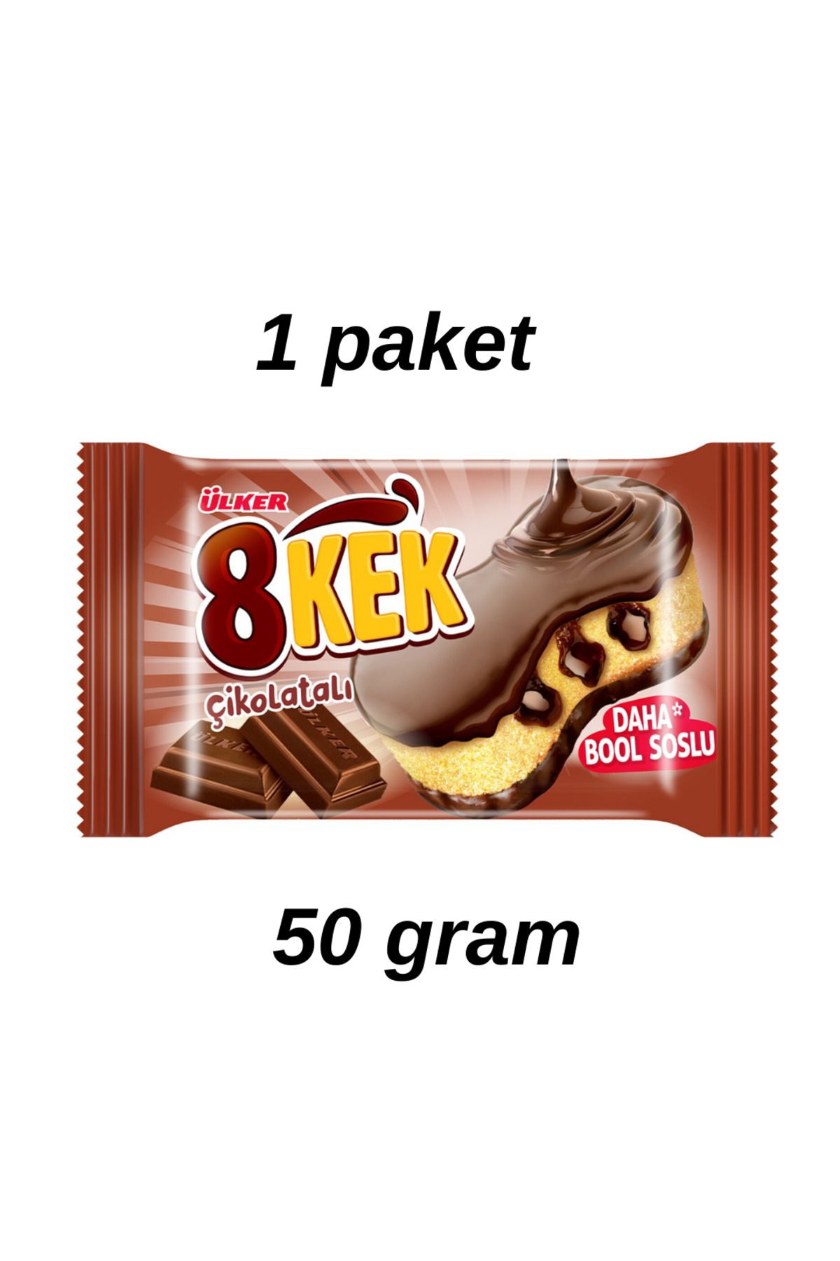 Ülker Dankek 8 Kek Çikolatalı 55 G