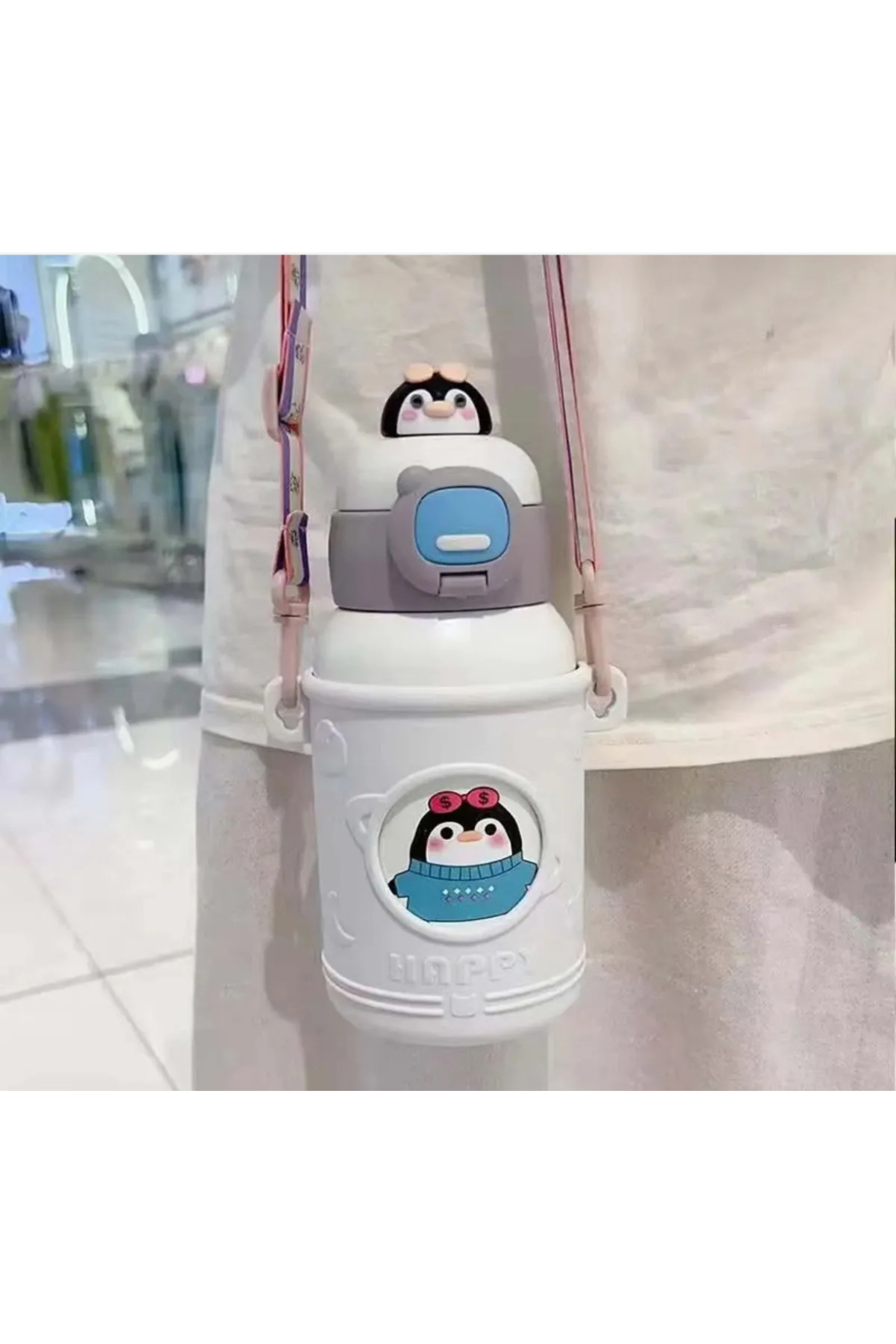 CNSZ Okul bebek çocuk 316 paslanmaz sağlıklı termos özellikli pipetli  koku akıtma yapmaz%100garntili fotoğrafı 3 (önizleme)