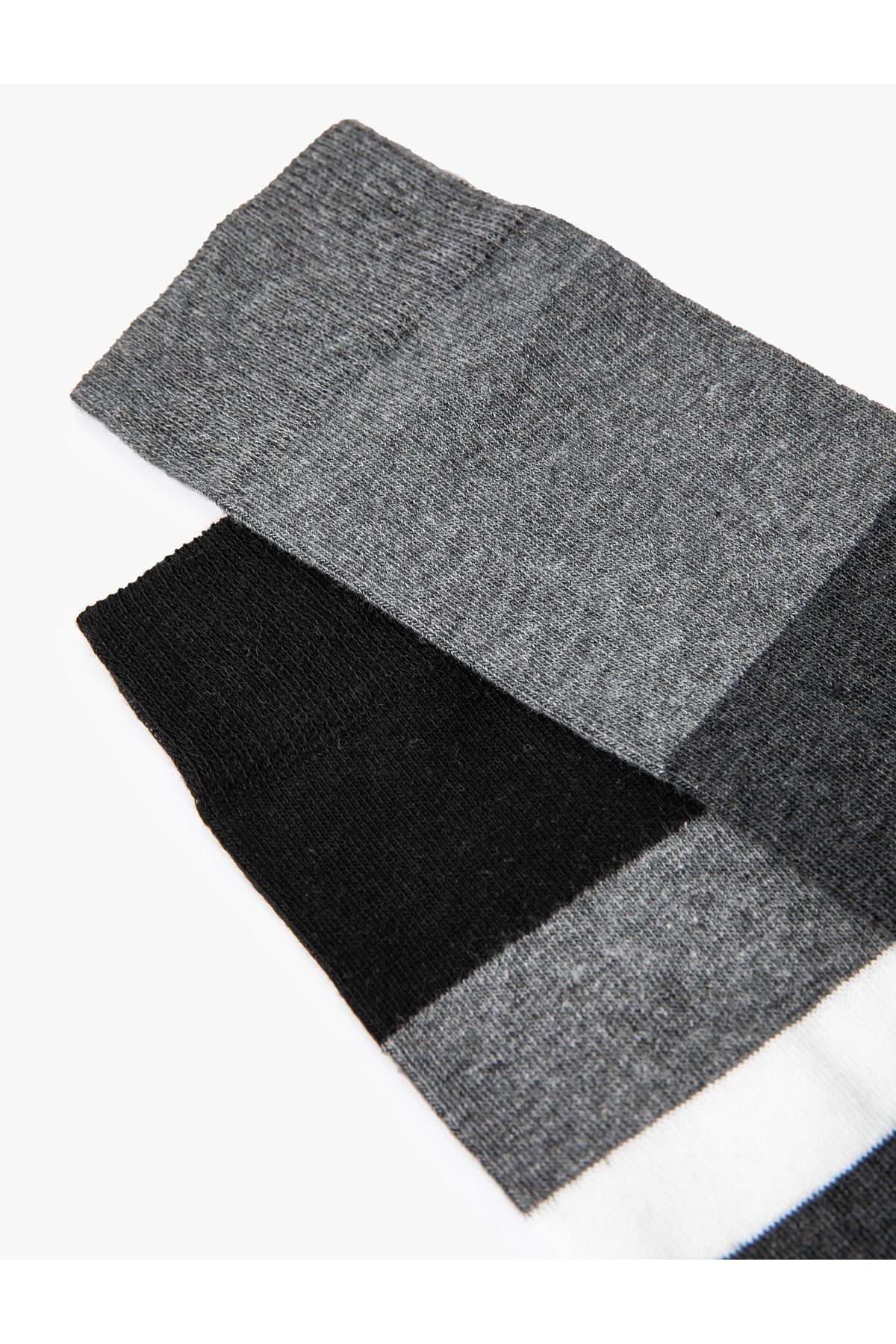Koton-Set of 2 Socks with Geometric Pattern 3