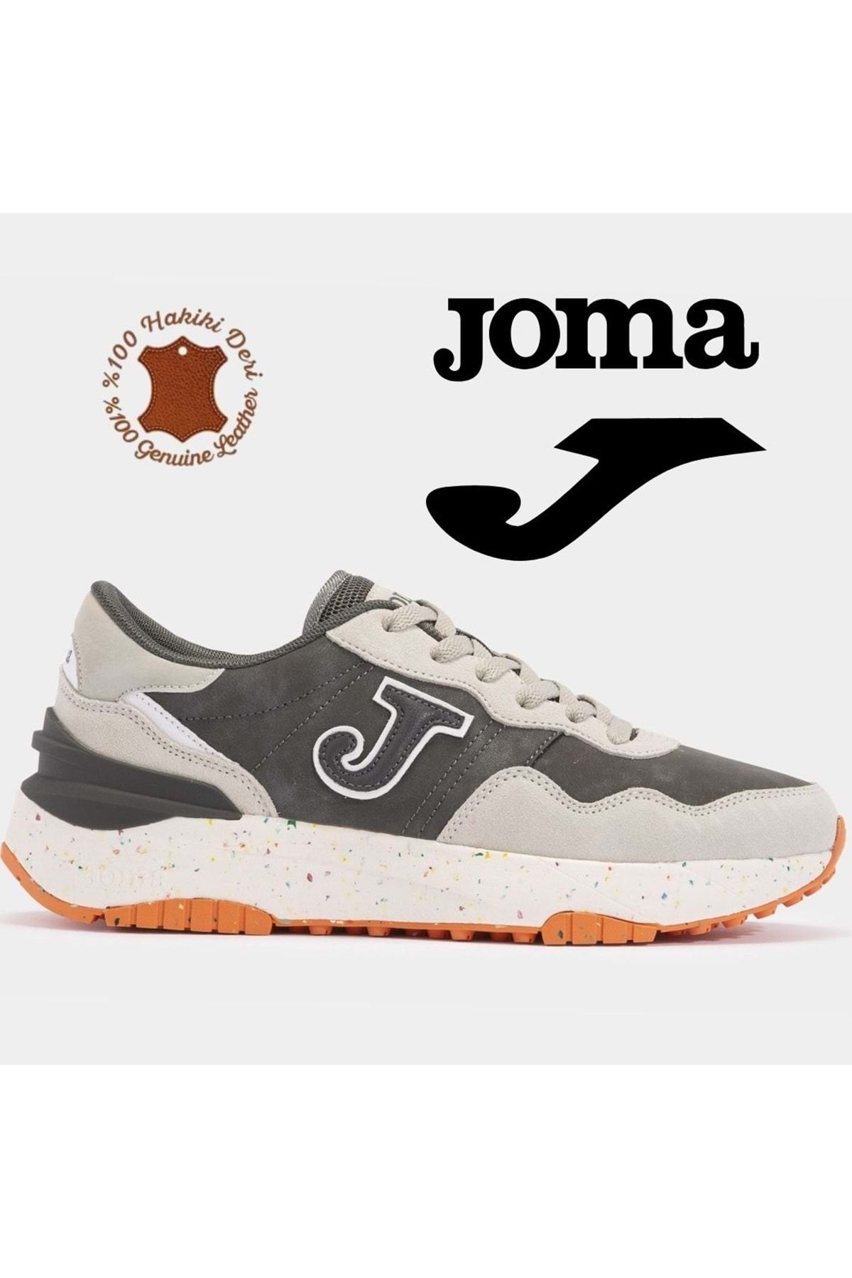 Kids Club Shoes Joma C-367 Hakiki Deri Sneaker Unisex Spor Ayakkabı BEJ