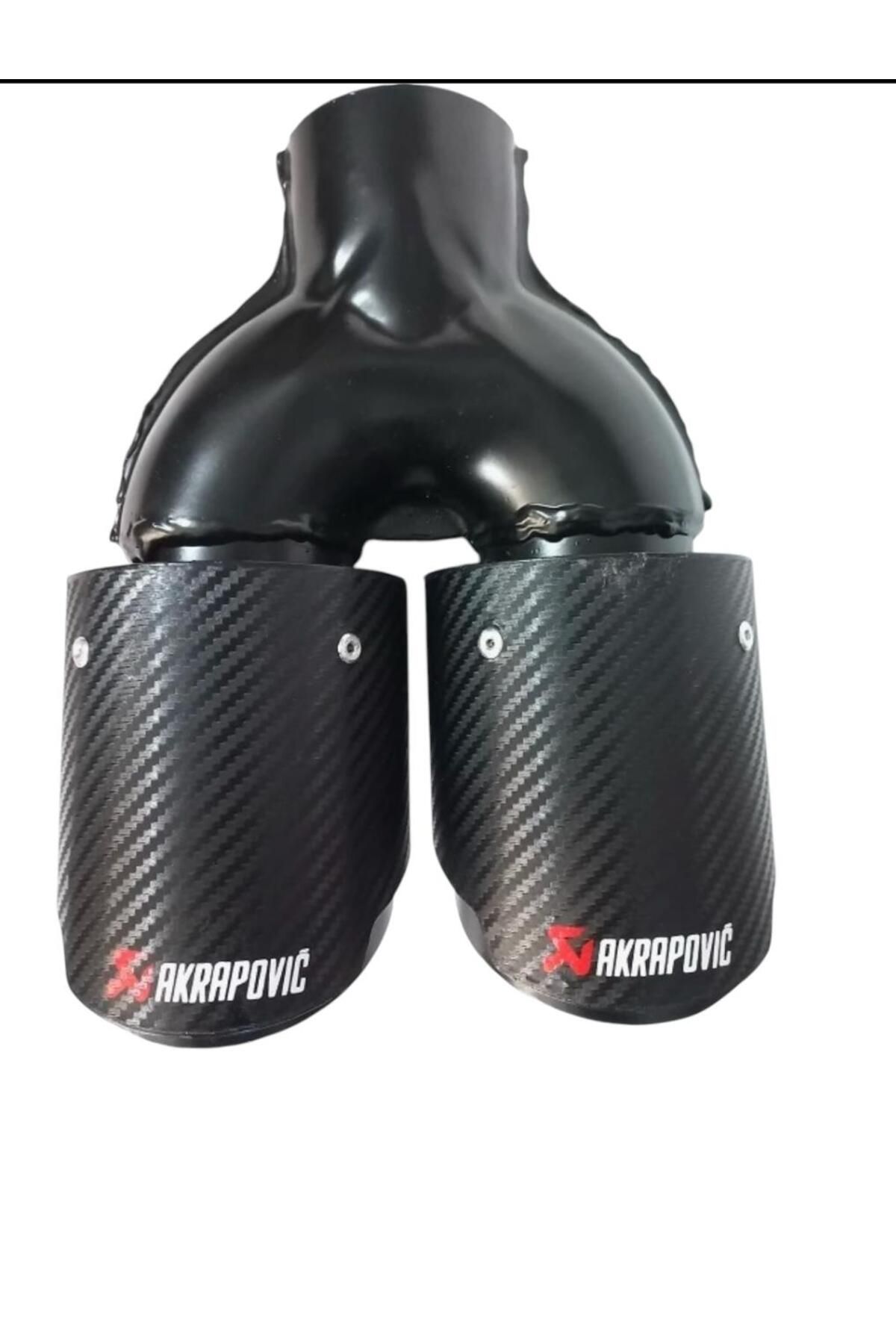 Akrapovic AKRAPOVİC 76 LIK EŞİT ÇİFTLİ EGZOZ UCU -----NESS EGZOZ SİSTEMLERİ------