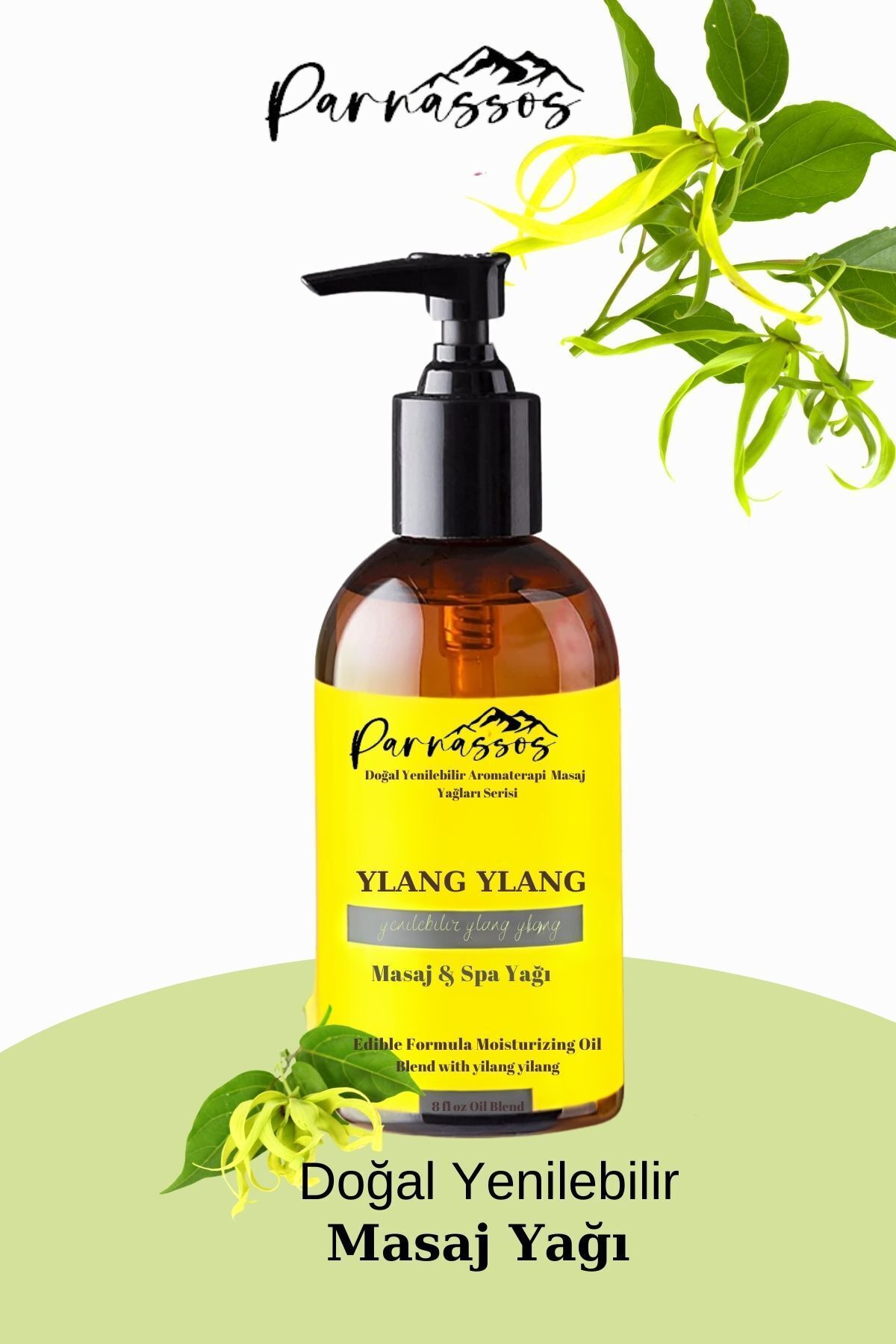 Parnassos Doğal Güzellik Ve Rahatlama Için Ylang Ylang Masaj Yağı 150 ml