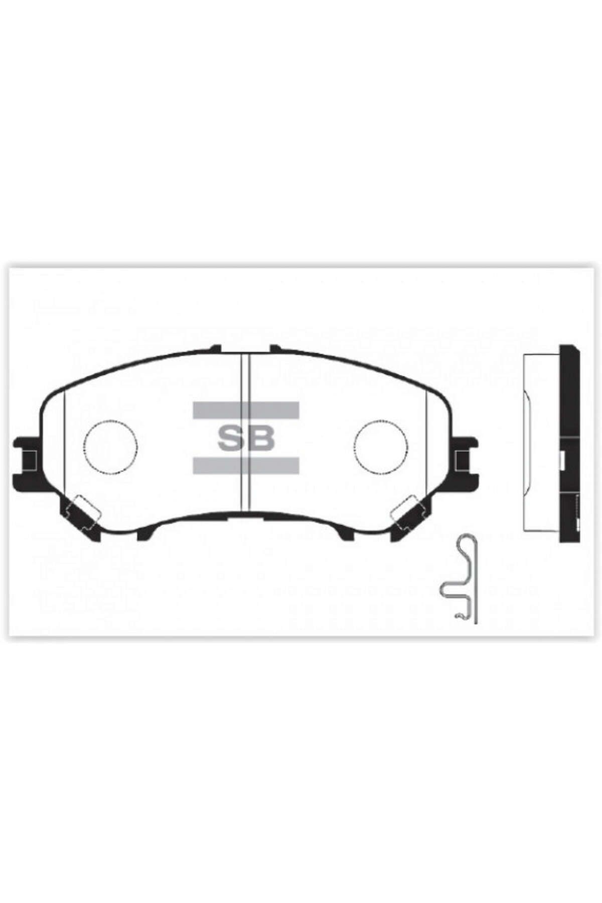 SANGSIN ÖN BALATA RENAULT KADJAR 15 QASHQAI 13 J11 KASA -X TRAIL 14 GDB3622 18051