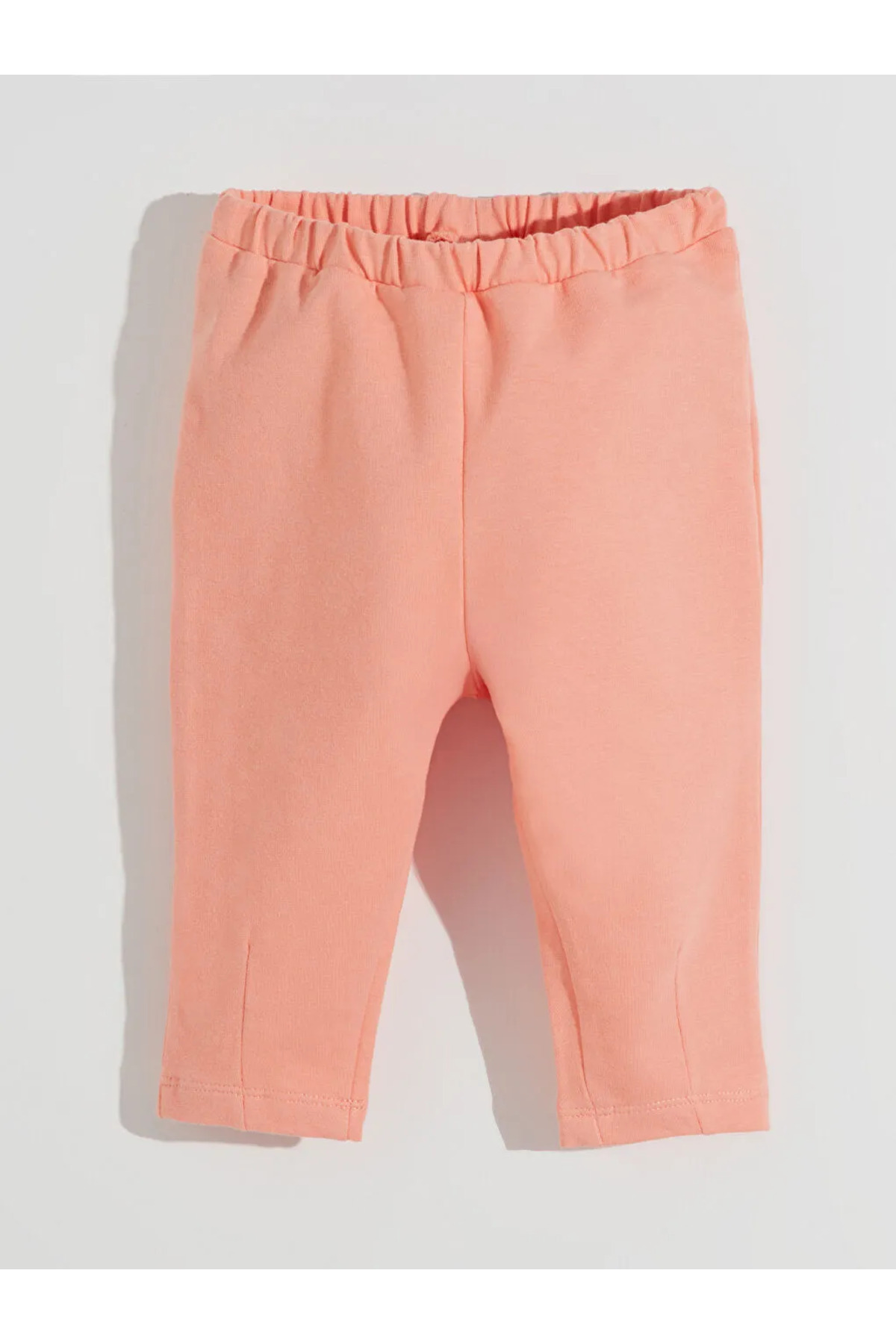 LC Waikiki-Lcw Kids Coral Color Floral Print Sweatshirt and Sweatpants for Girls - Set of 2 3