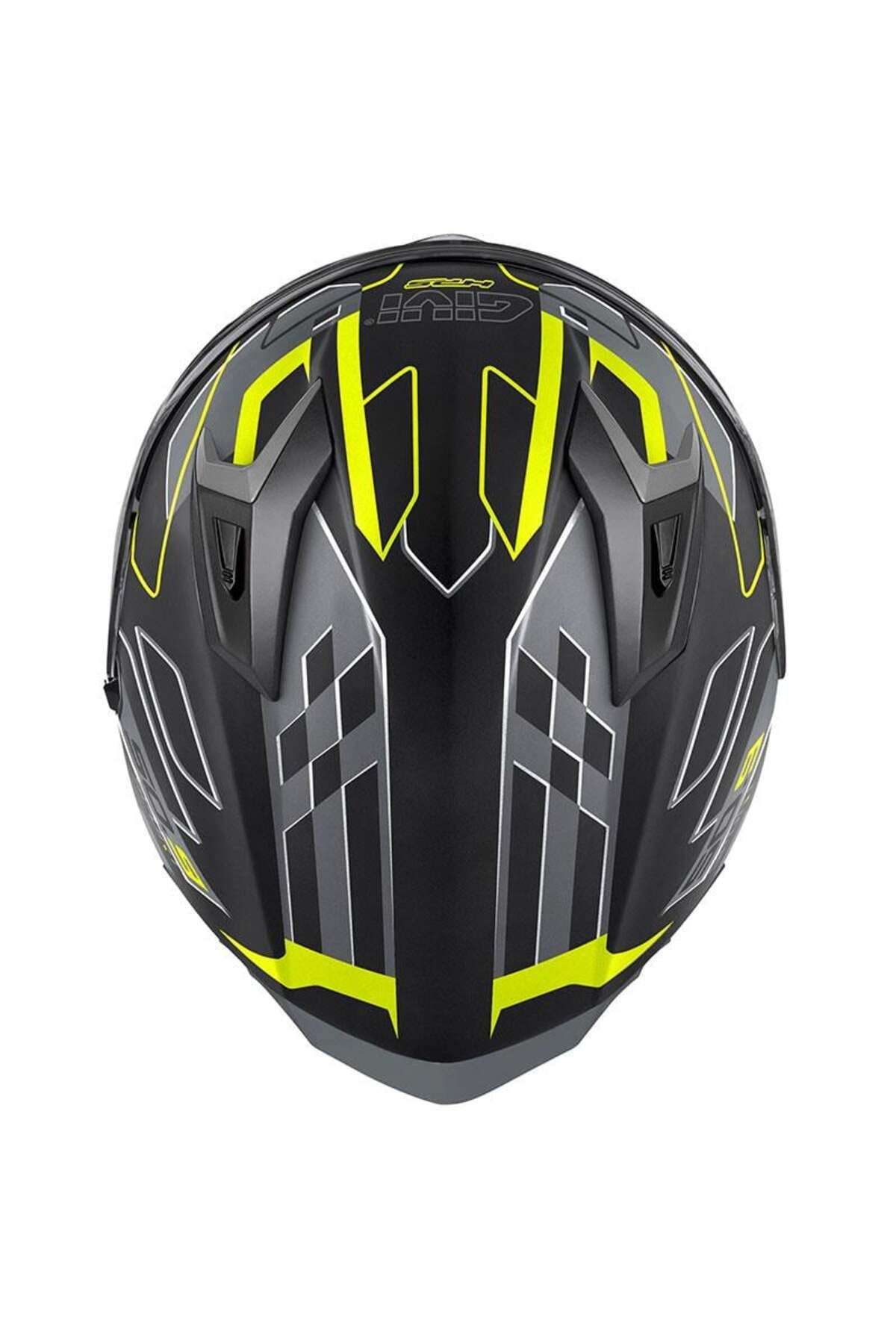 Givi-50.9 Assault Matte Black-Gray-Neon Yellow Helmet 3