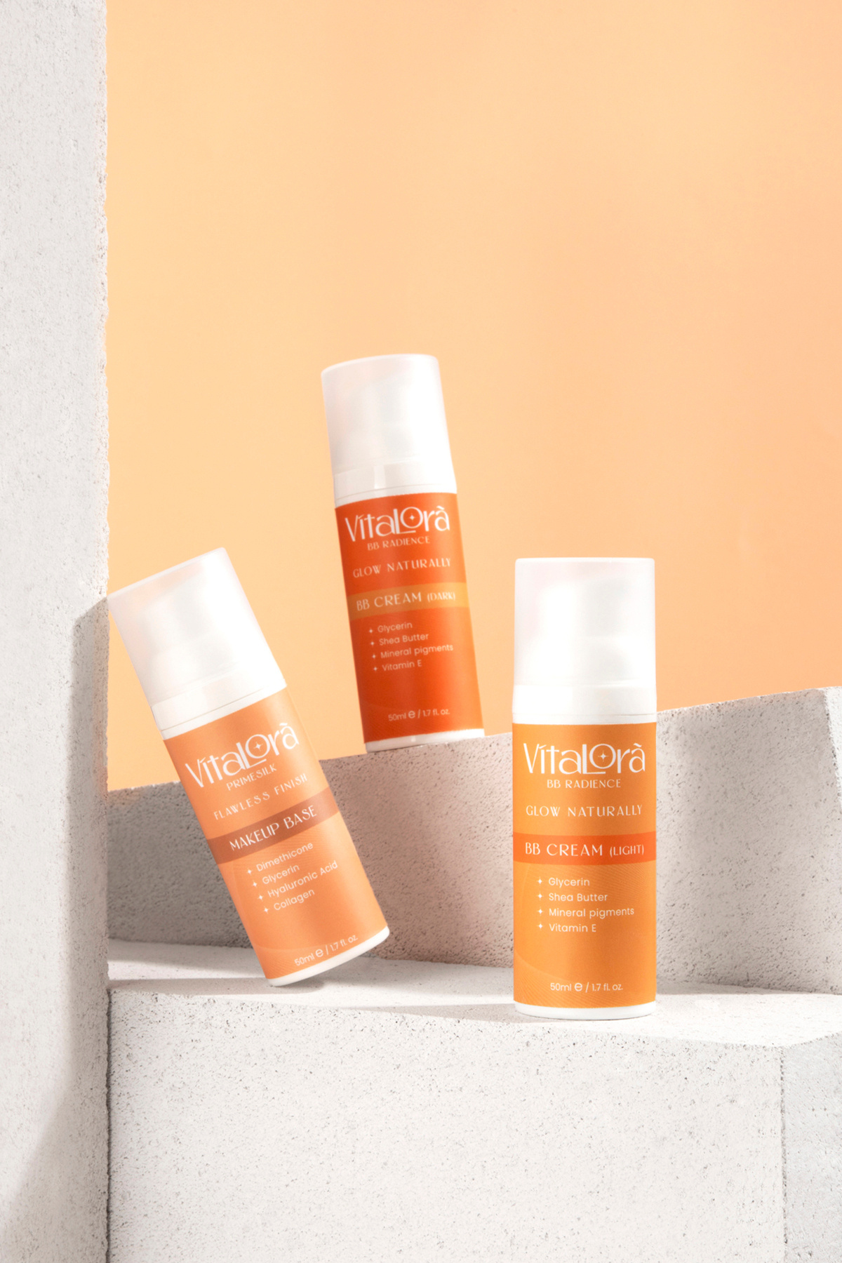 Vitalora-Radiance Light Bb Cream Shea Butter Moisturizing and Softening Effect 50 ml 3