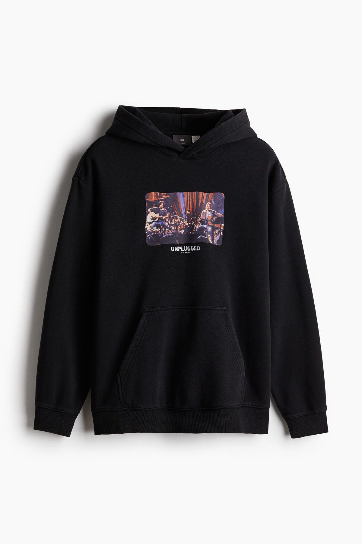 سویشرت مشکی مردانه بالا اورجینال H M H&M