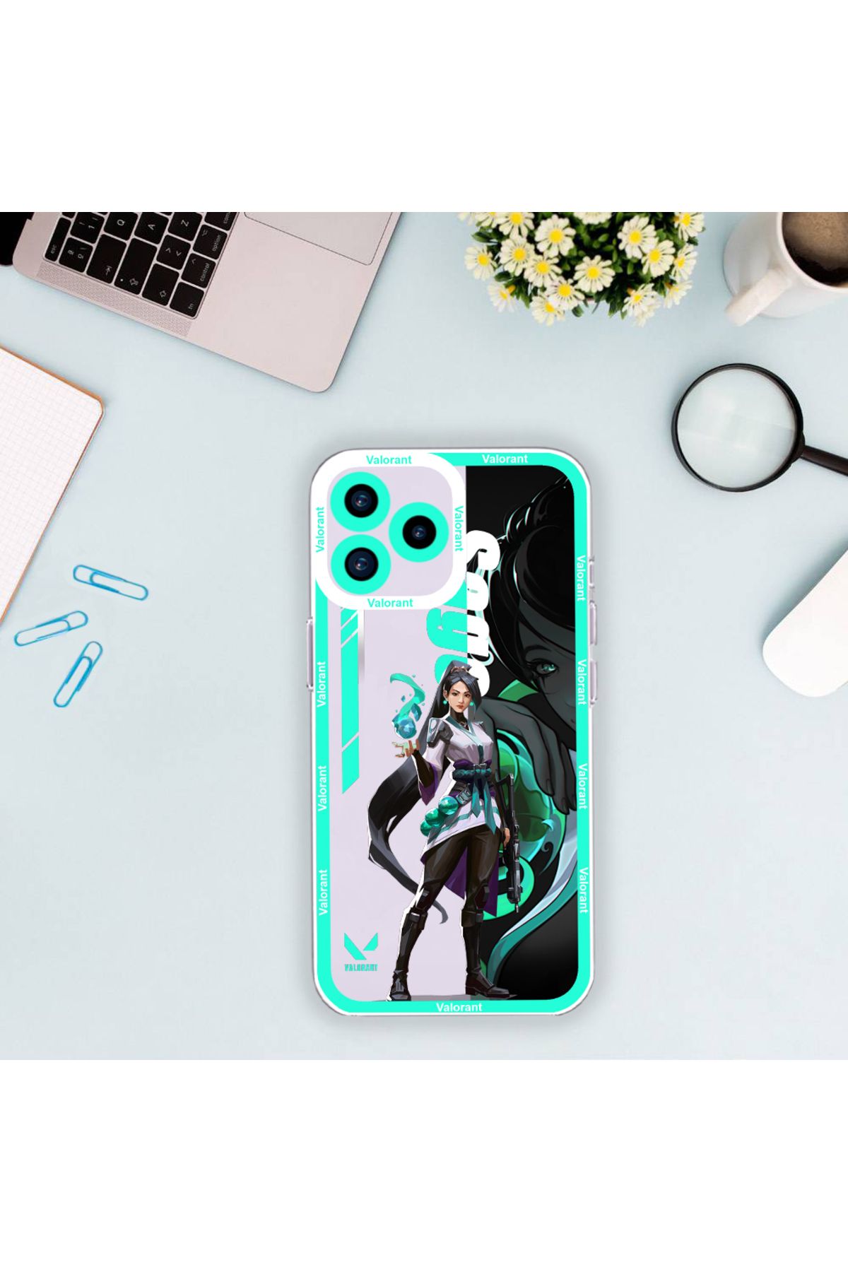 Choice-Valorant Game Phone Case For iPhone 11 12 Mini 13 14 Pro Max Transparent Shell 5
