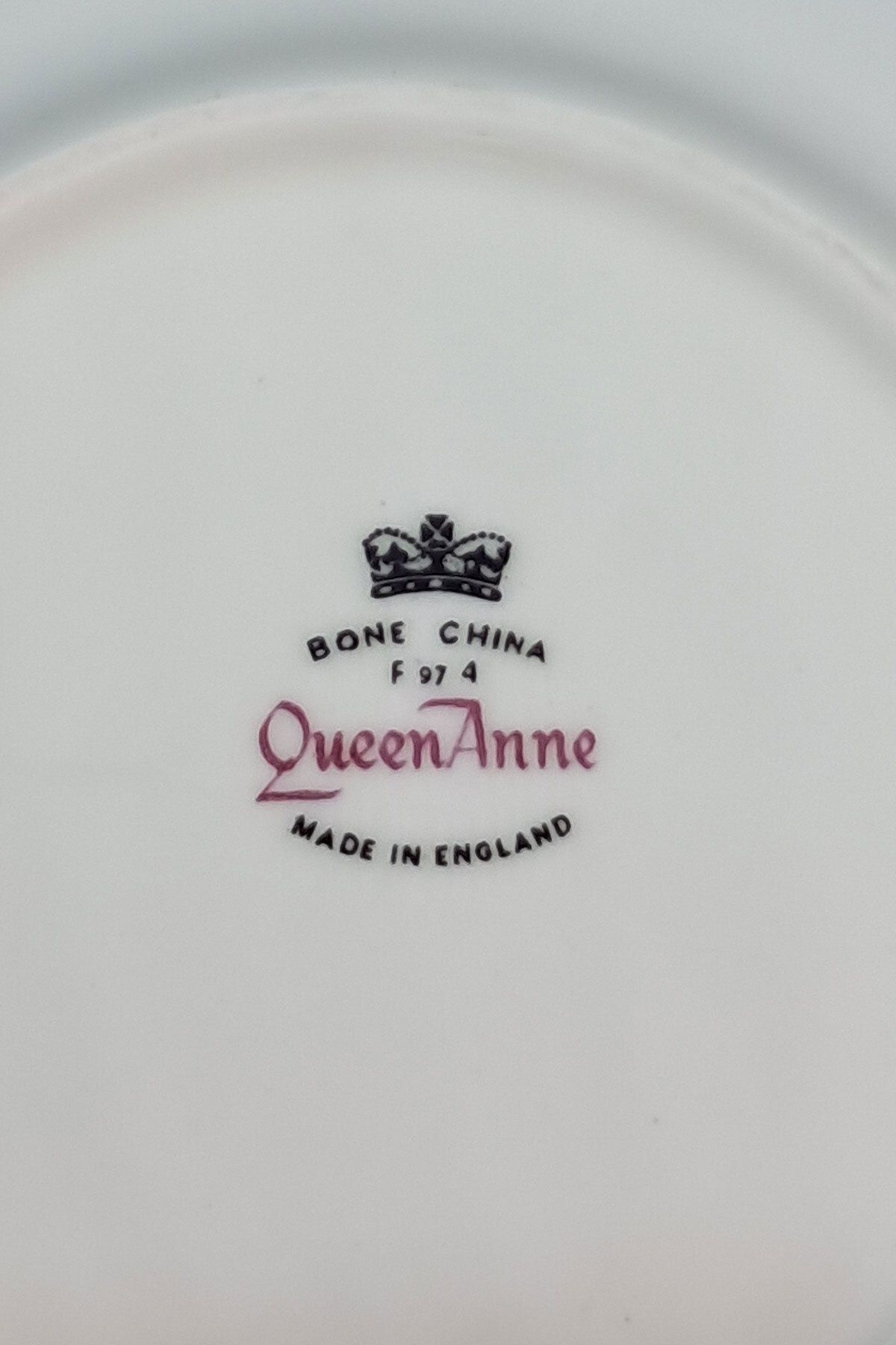 QUEEN ANNE-Bone China F974 - 180 ml Coffee Cup with 2 7