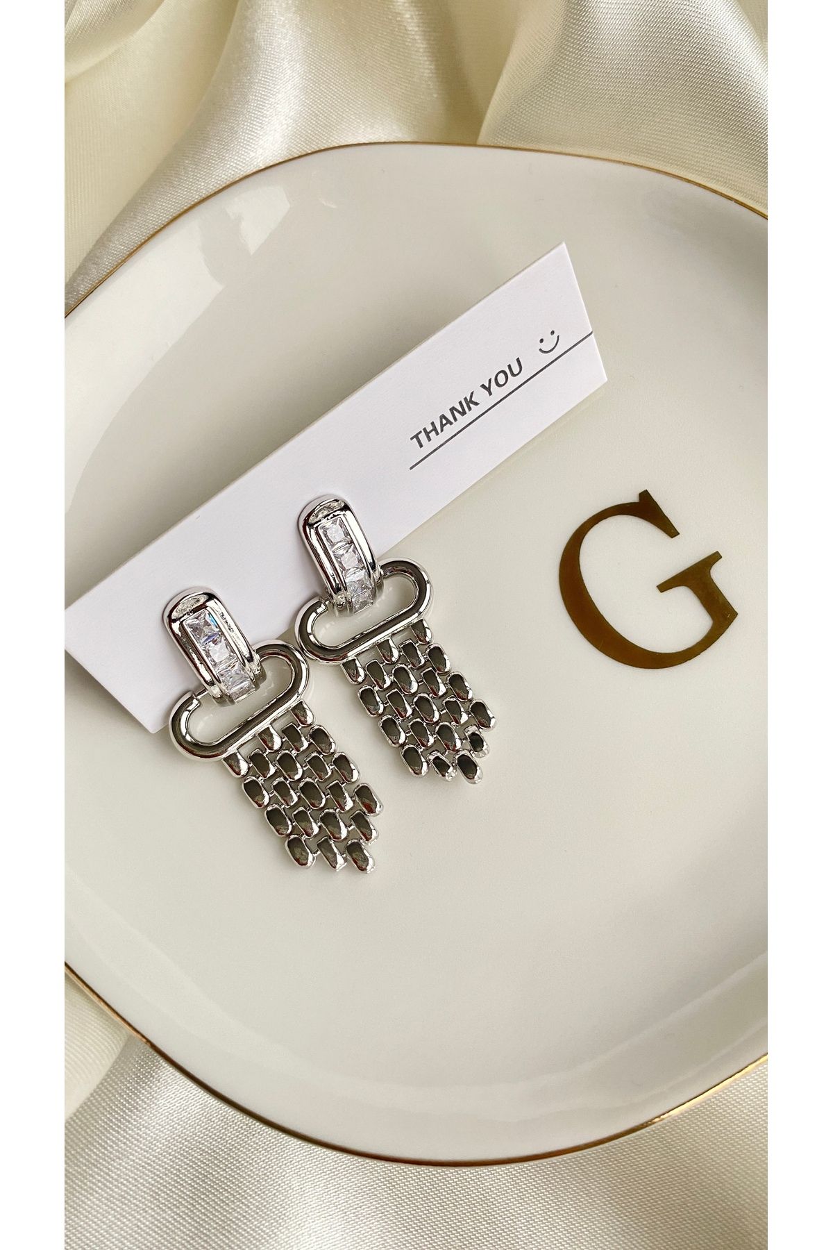 GAMZE-Steel VIP EARRING SET 1