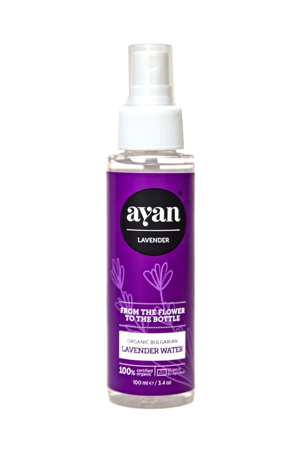 AYAN-Apa organica de lavanda 100 ml 1