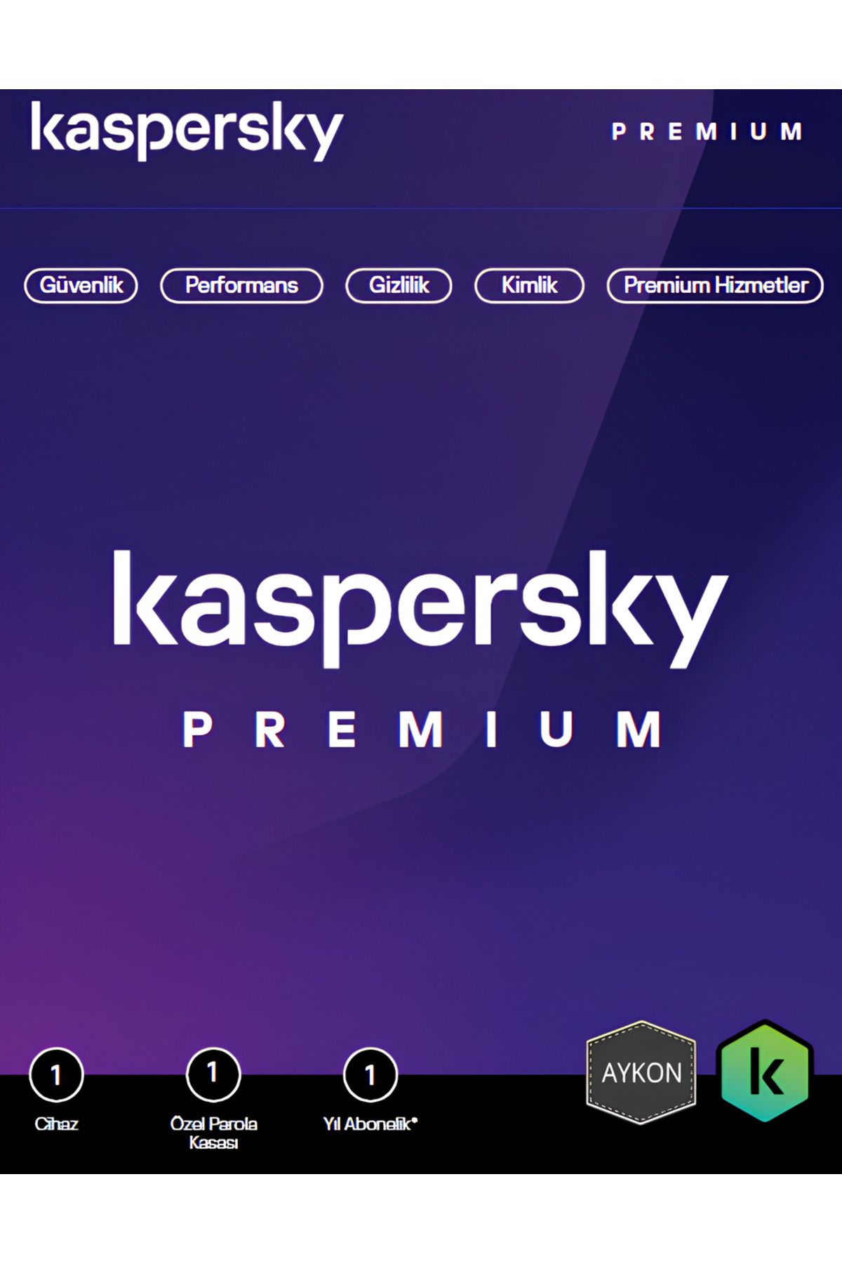 KASPERSKY Premium 2025- 3 Kullanıcı 1 YIL-VPN DAHİL- Resmi Distribütör Garantili- HEMEN TESLİM