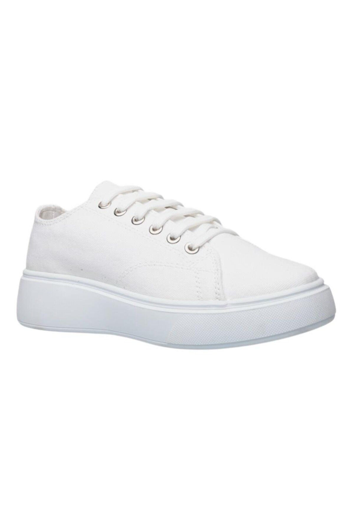 Liger-Women's Linen Sneakers - Comfortable Fit and Thick Sole White 2