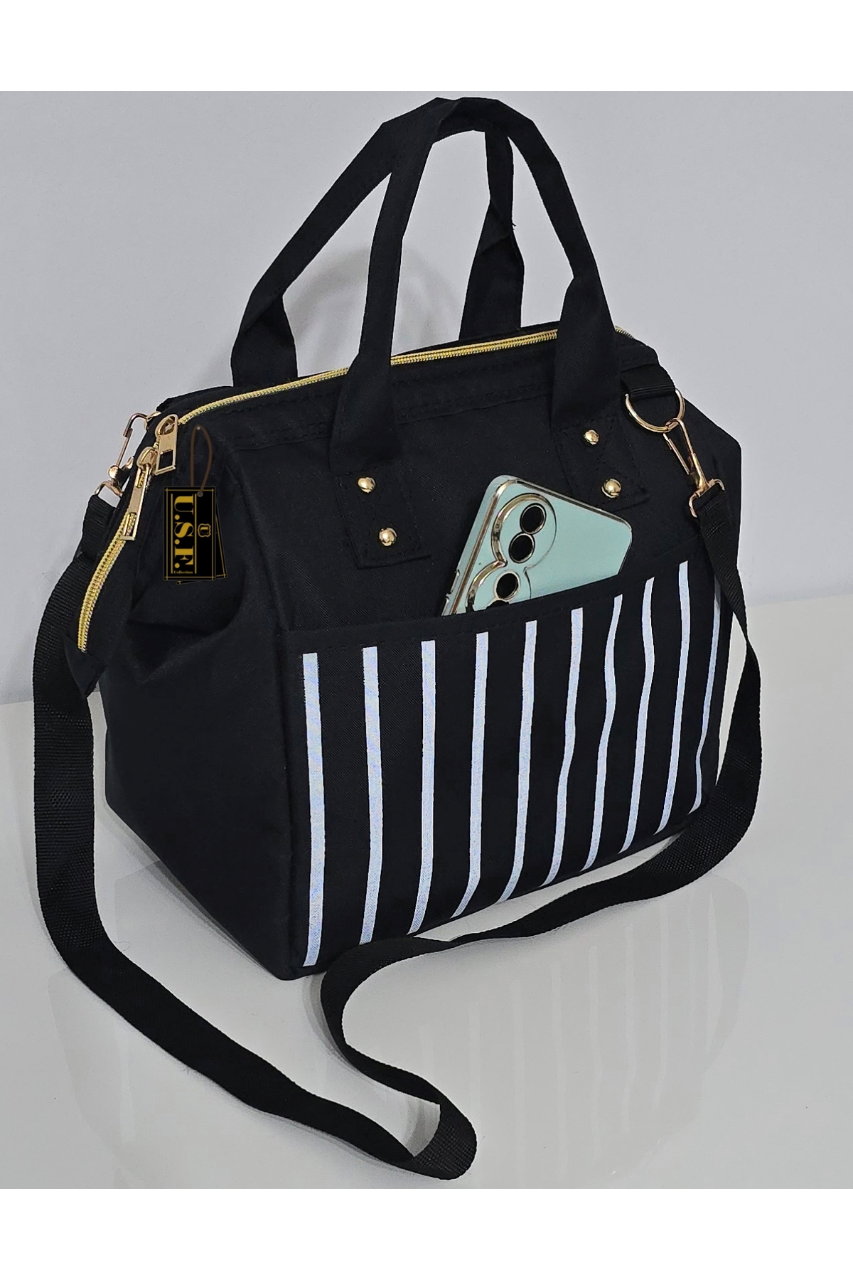 USF Anne Bebek Askılı Taşıma Çantası Isı yalıtımlı Termal Termoslu Yemek, Mama, Beslenme, Gıda Çantası fotoğrafı 5 (önizleme)