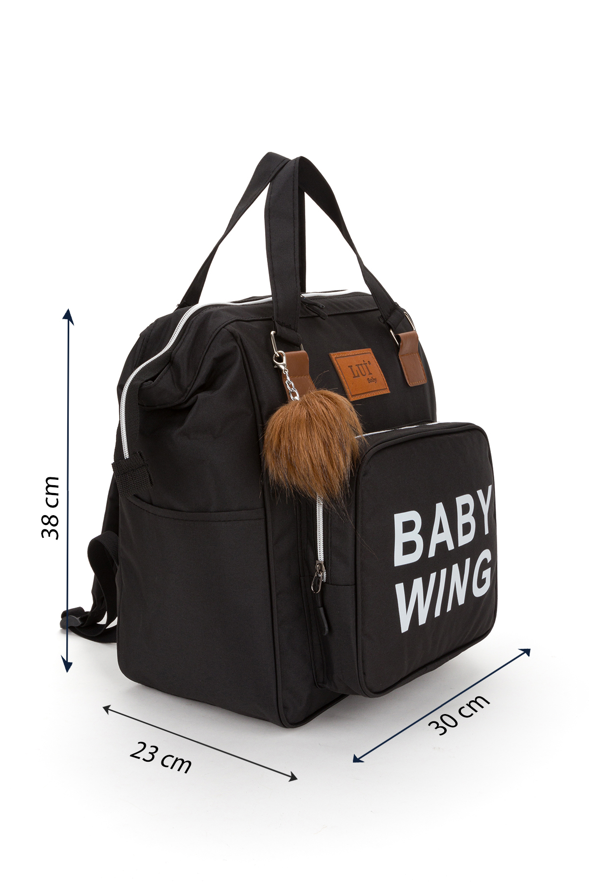 Lui Baby Anne Bebek Bakım Sırt Çantası Termal Biberonlu Bebek Arabası Askı Aparatlı fotoğrafı 4 (önizleme)