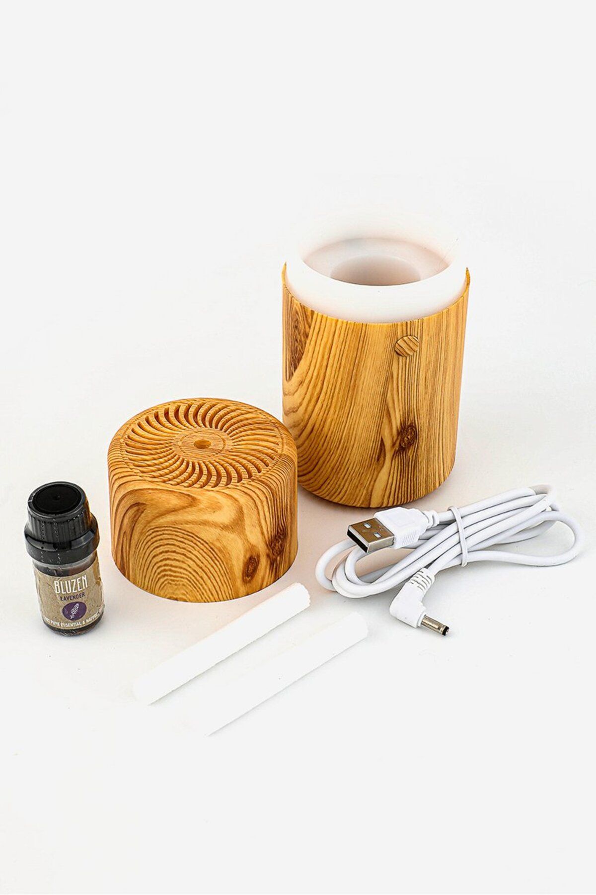 Bluzen-Portable Diffuser With Essential Oil, Oak 4