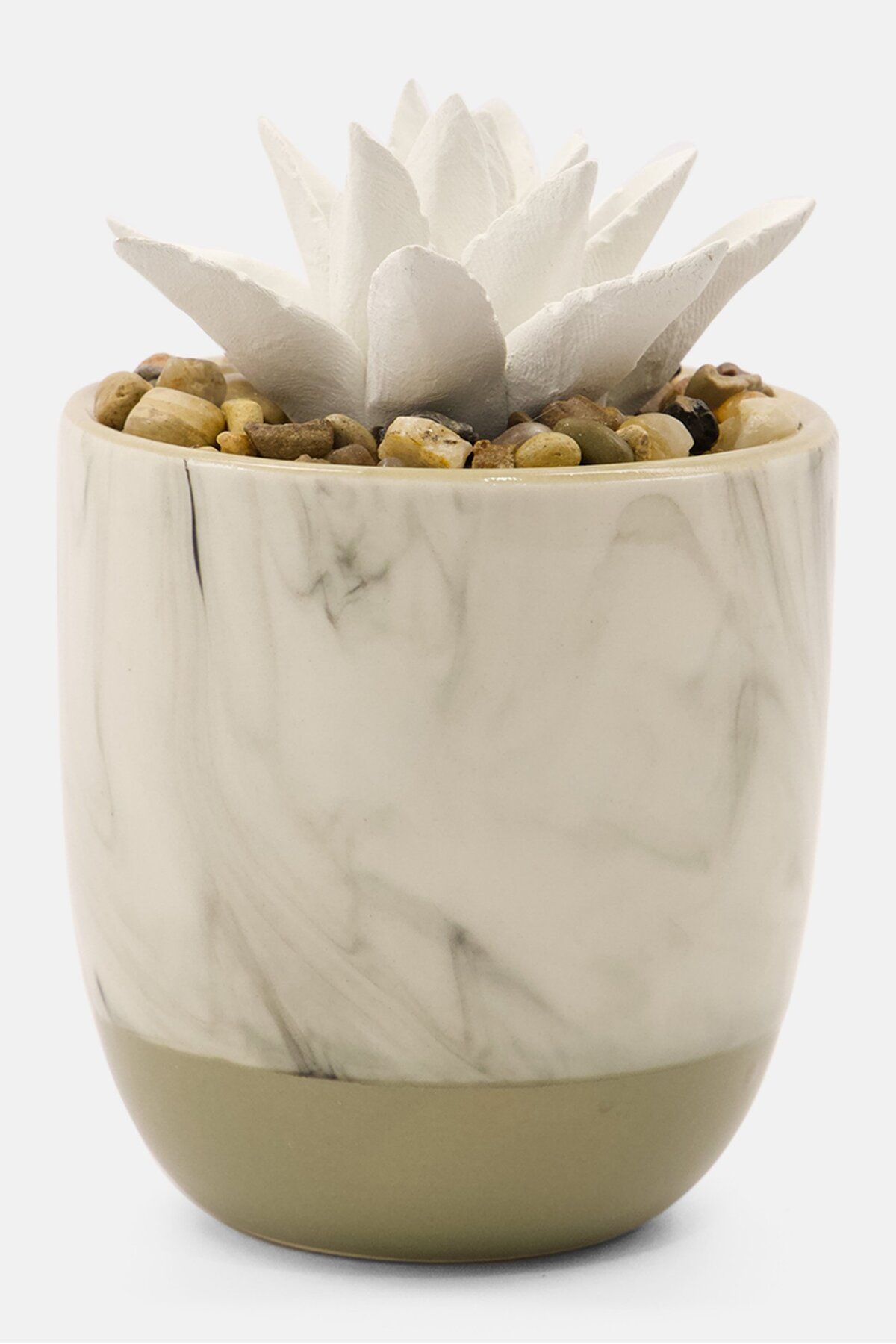 Demdaco-Succulent Oil Diffuser 3 D x 10 H cm, Ivory Combo 2