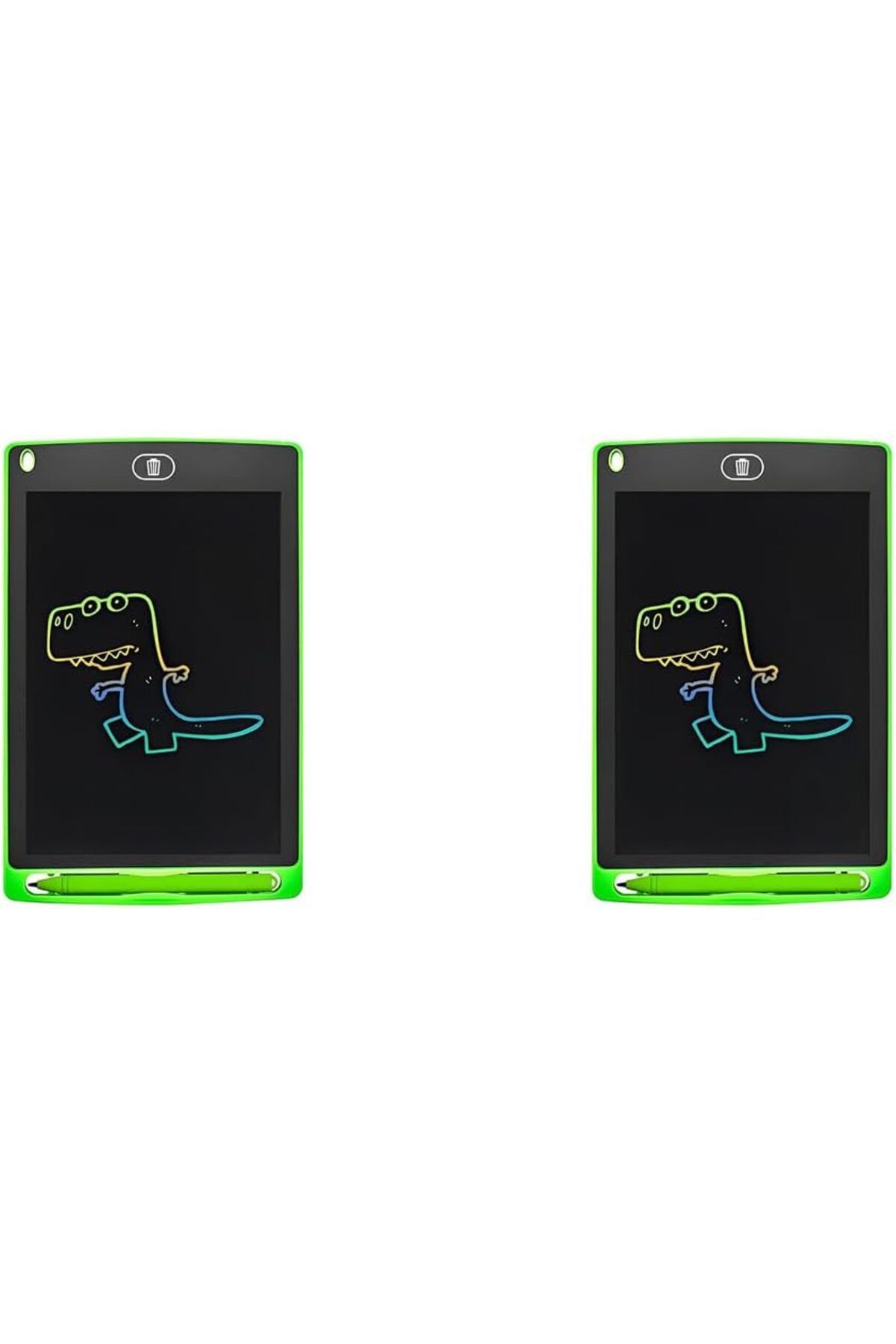 Taimi-Pack Of 2 Portable Foldable Lcd Reading Writing Development Tablet For Kids 12inch Green 1