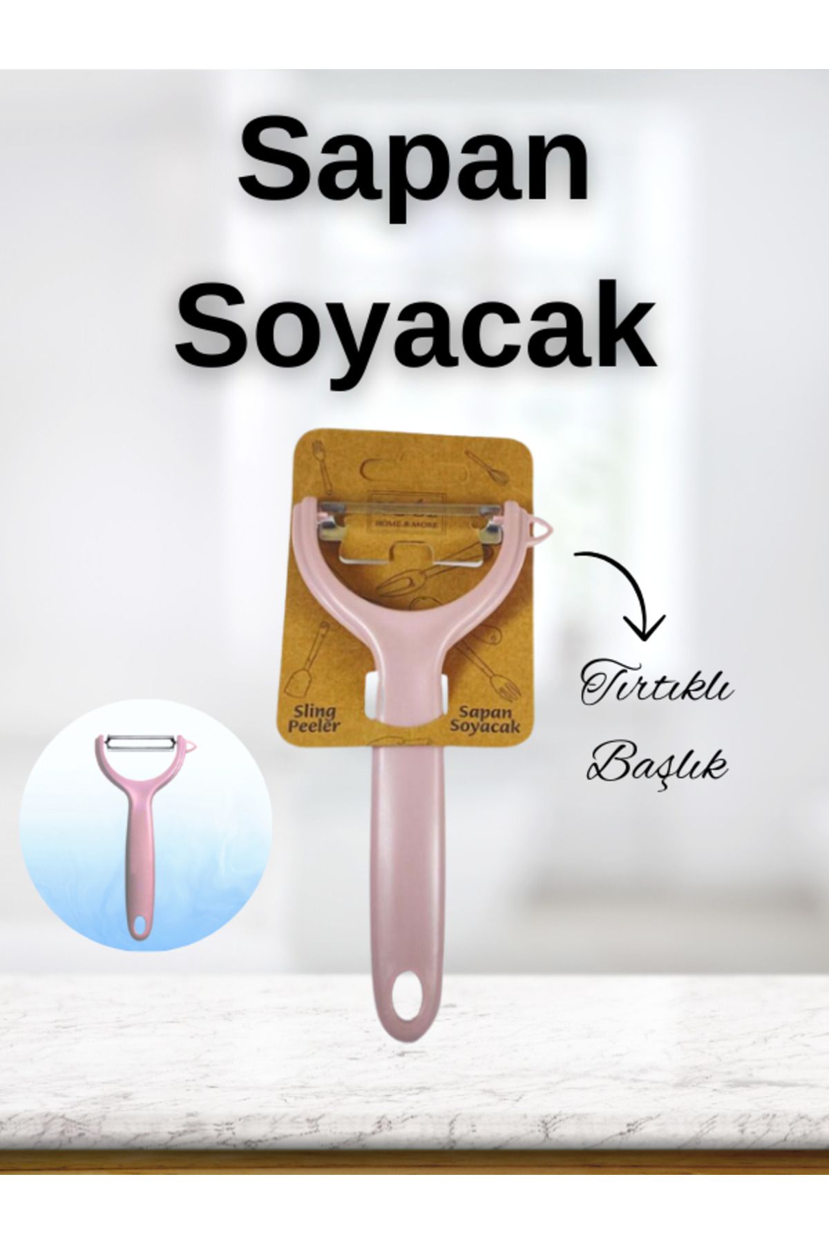 VoCe Sapan Tipi Soyacak – Ergonomik ve Pratik Sebze ve Meyve Soyucu