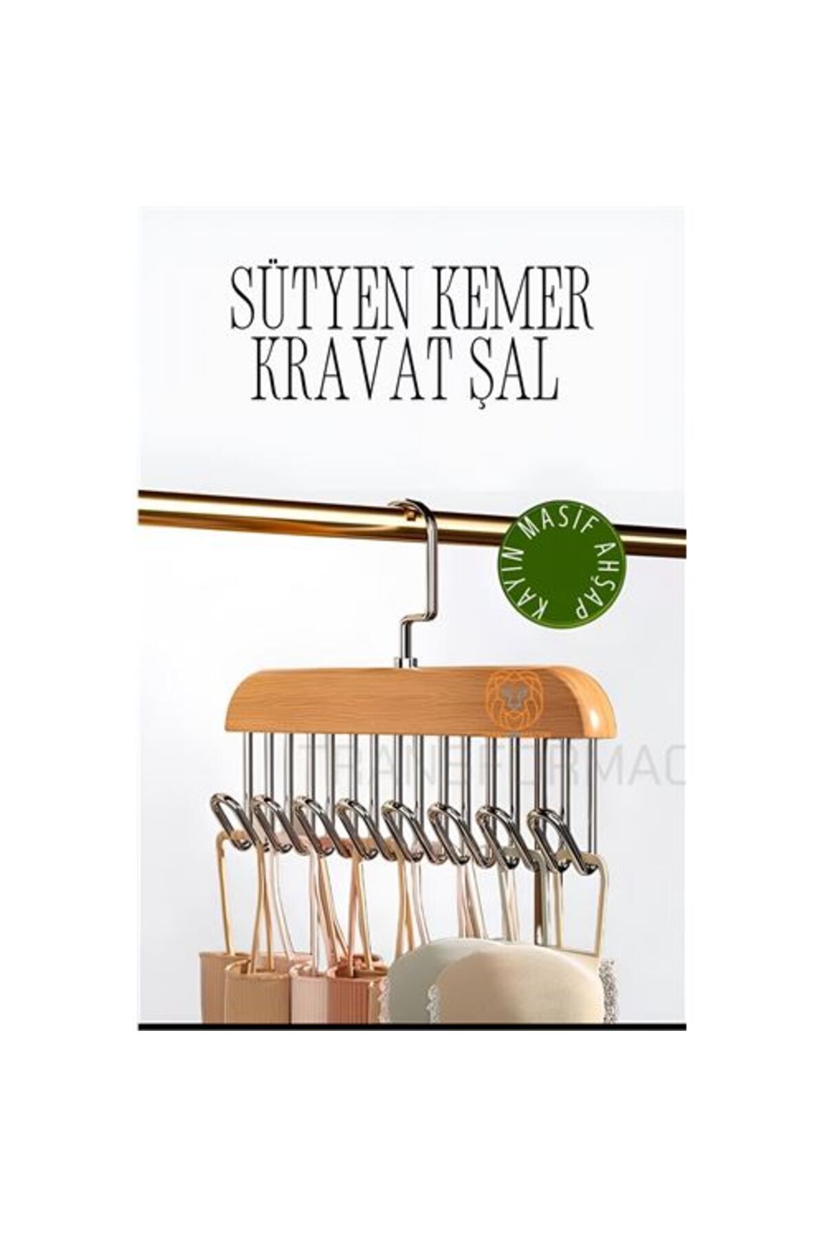 BirdoluSepet Engithalat Dolap İçi Askı Sütyen Şal Kravat Kemer Çanta 720103