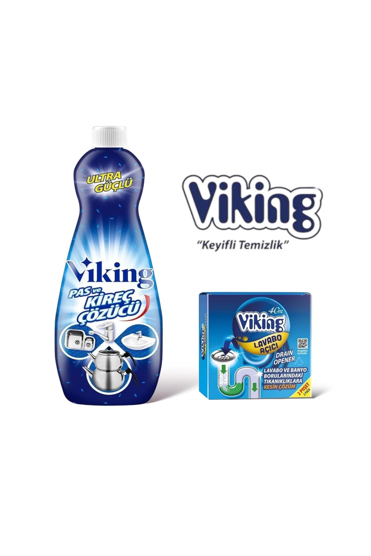 Viking Pas Kireç Sökücü + Lavabo Açıcı