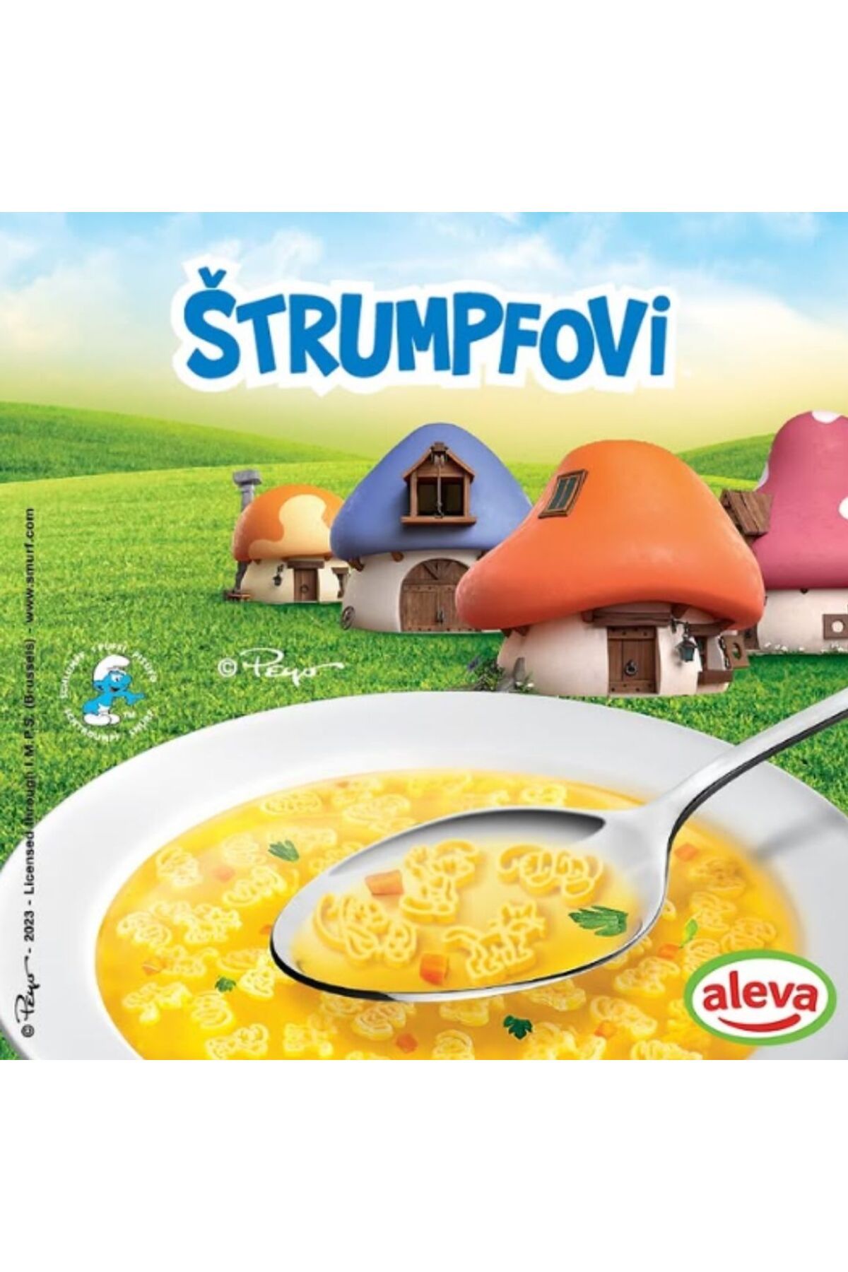 Aleva BALKAN ŞİRİNLER ŞEKLİNDE MAKARNALI TAVUK ÇORBASI 50 GRAM