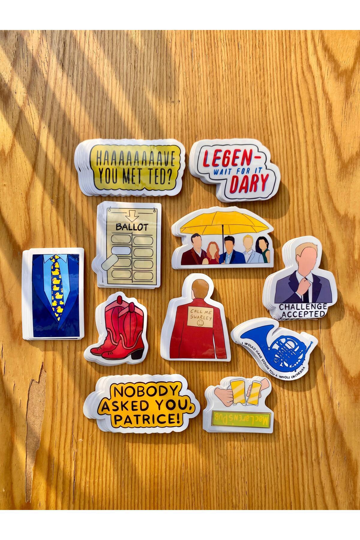 Genel Markalar How I Met Your Mother Sticker Seti (11x2)