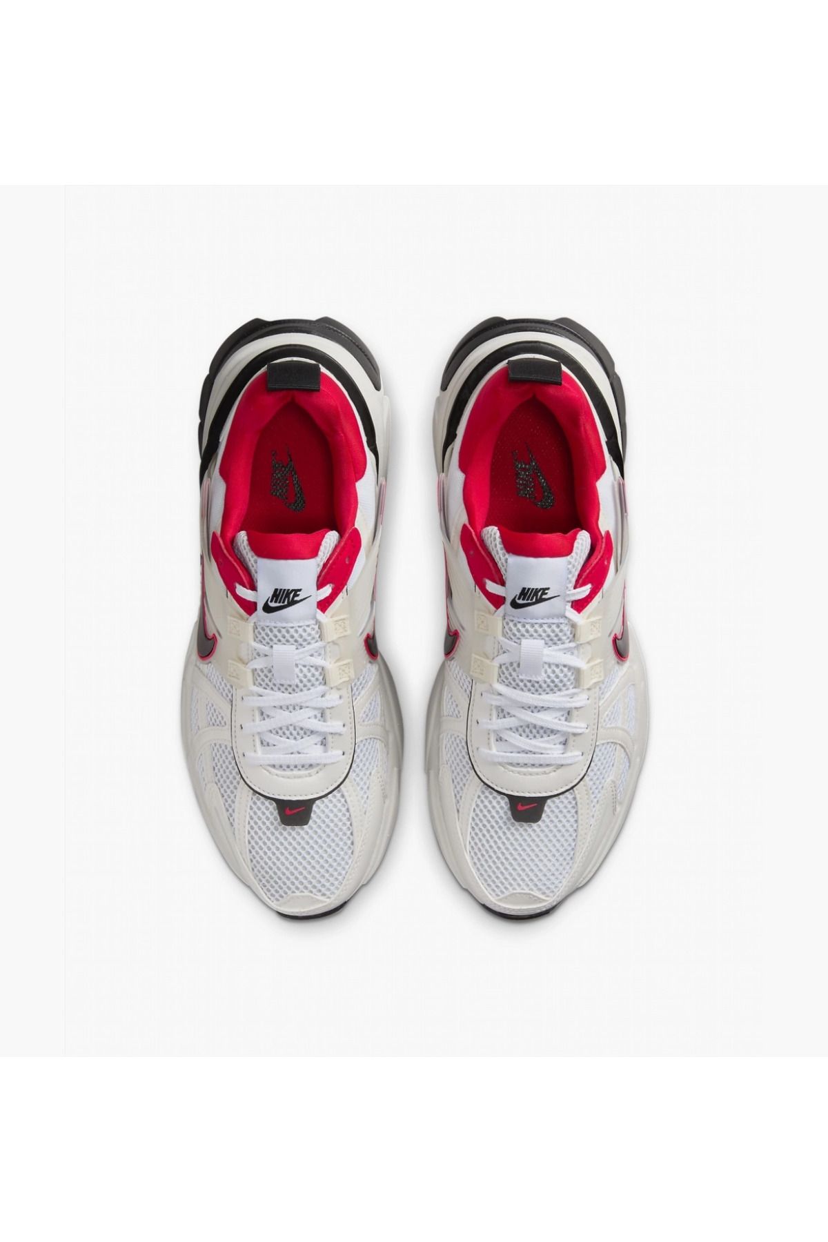 Nike-V2K Run - Metallic Summit White and Red 3