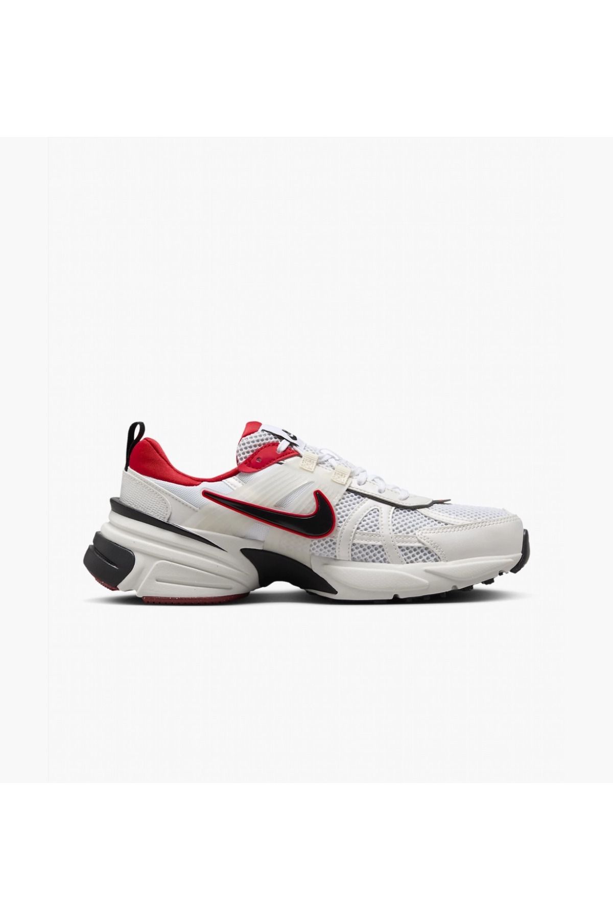 Nike-V2K Run - Metallic Summit White and Red 4