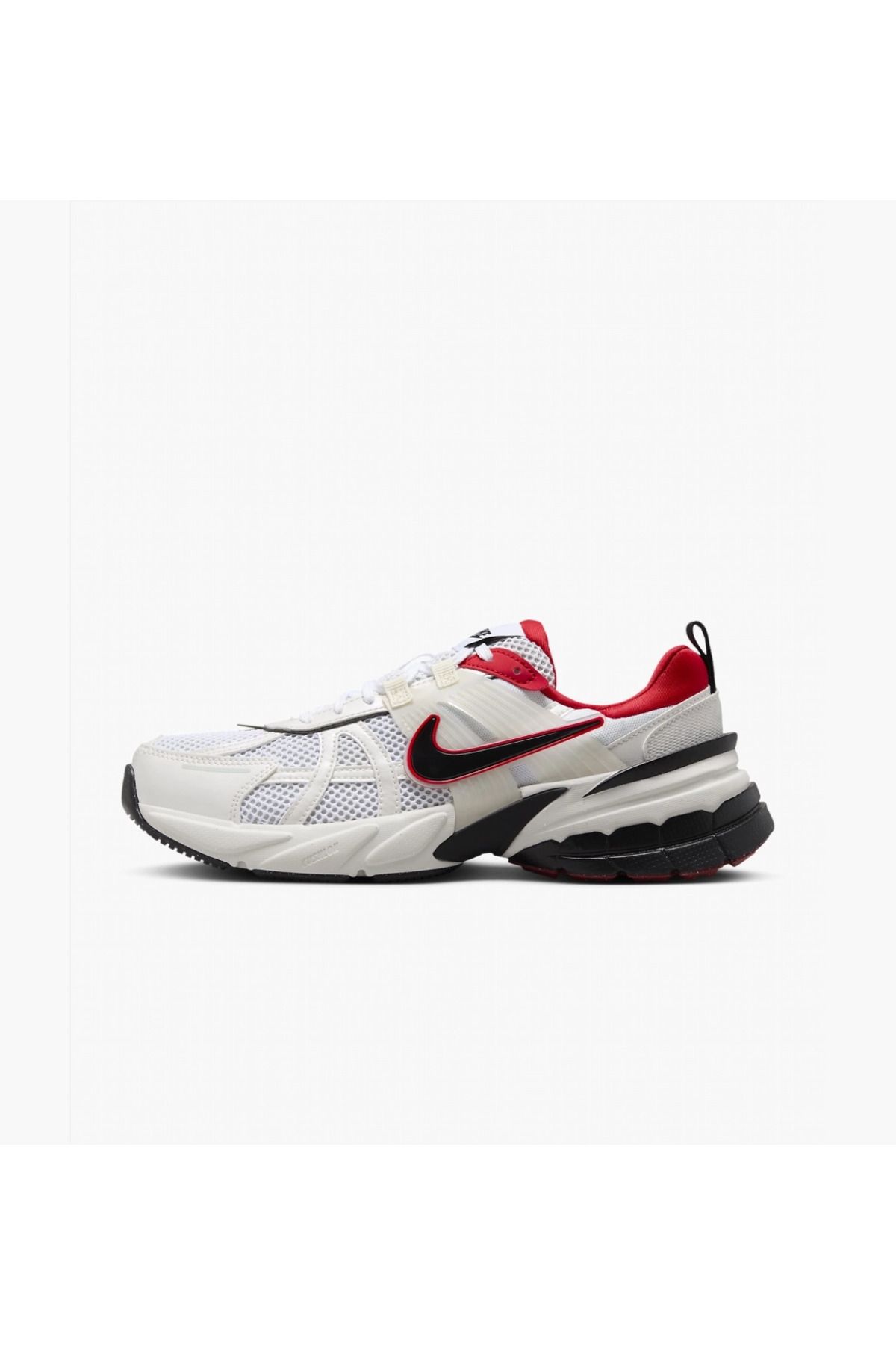 Nike-V2K Run - Metallic Summit White and Red 6