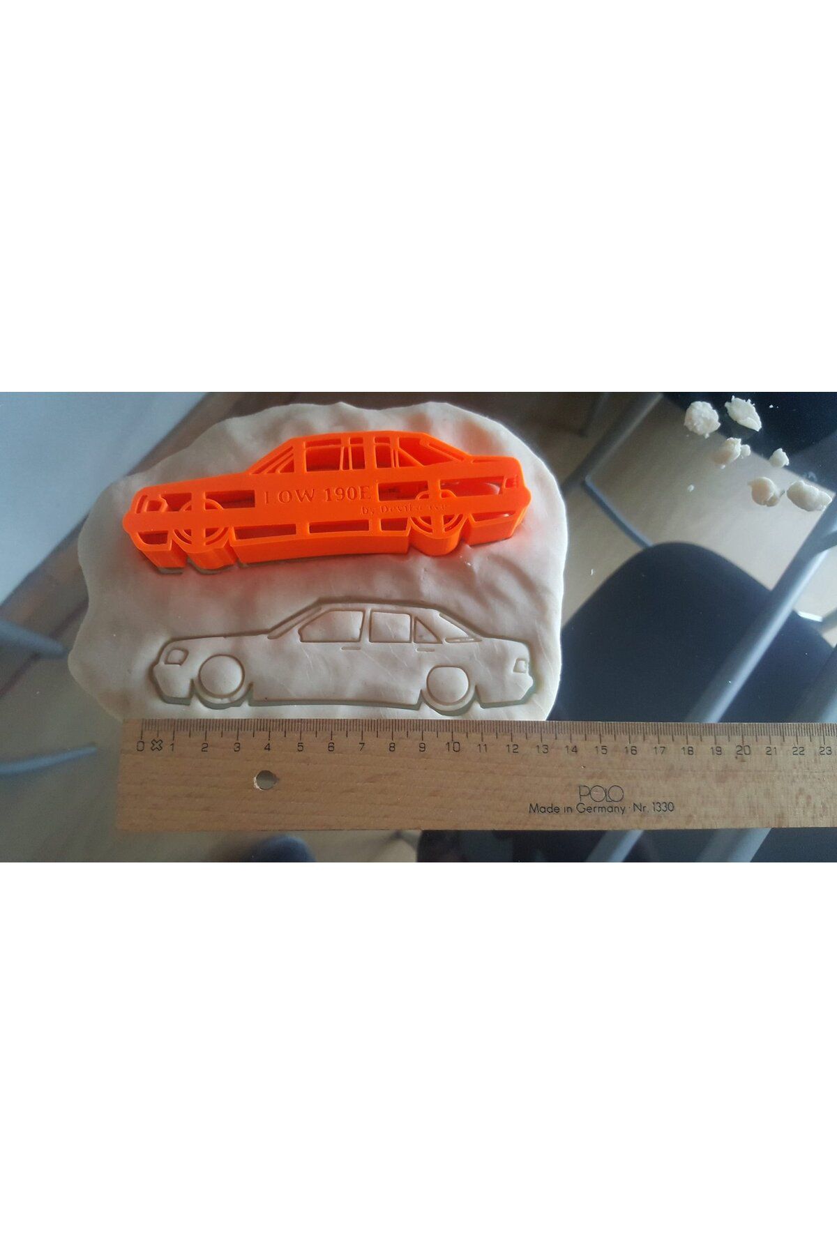 Vision Craft Turuncu Mercedes Benz 190E Kurabiye Kesici  Aksesuar T3219151