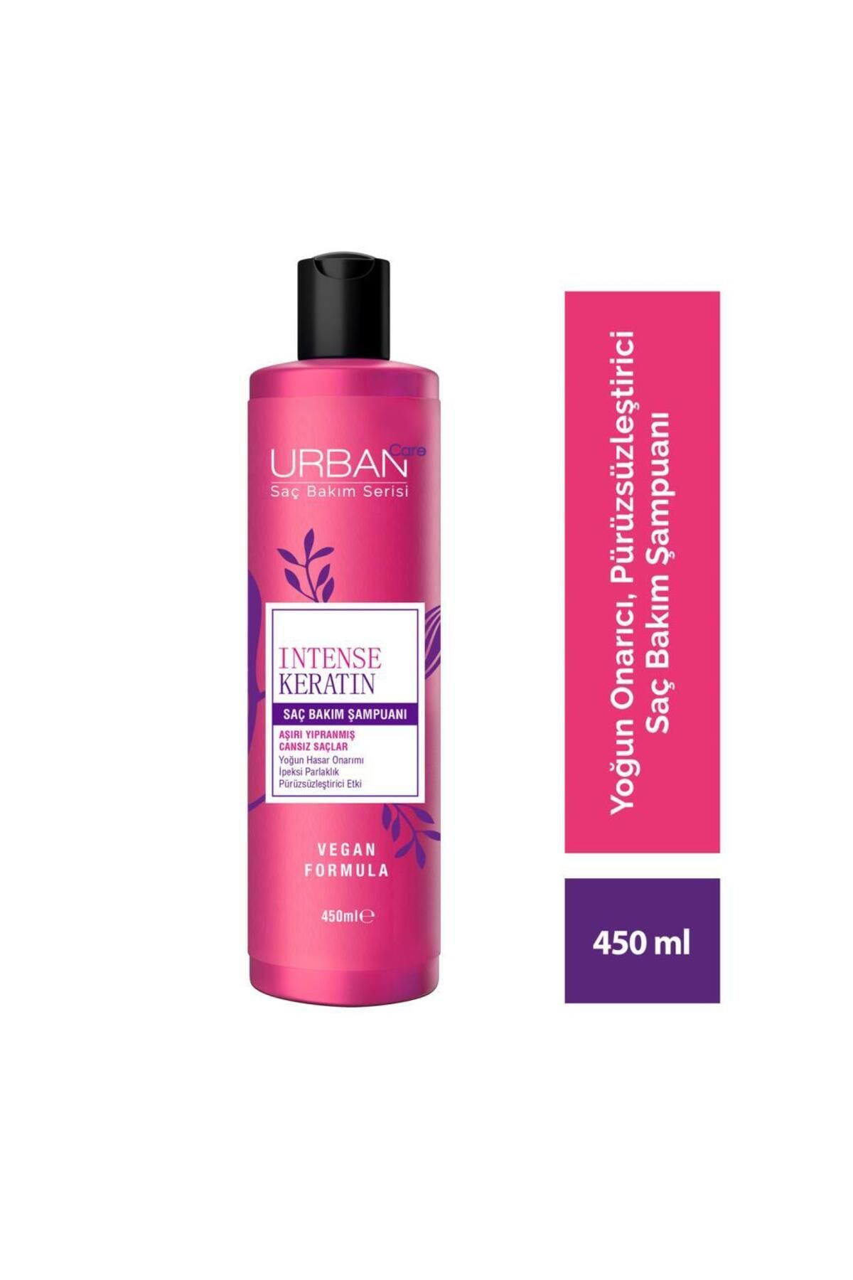 Urban Care Intense Keratin Aşırı Yıpranmış Saçlara Özel Saç Bakım Şampuanı-450 Ml-vegan-4