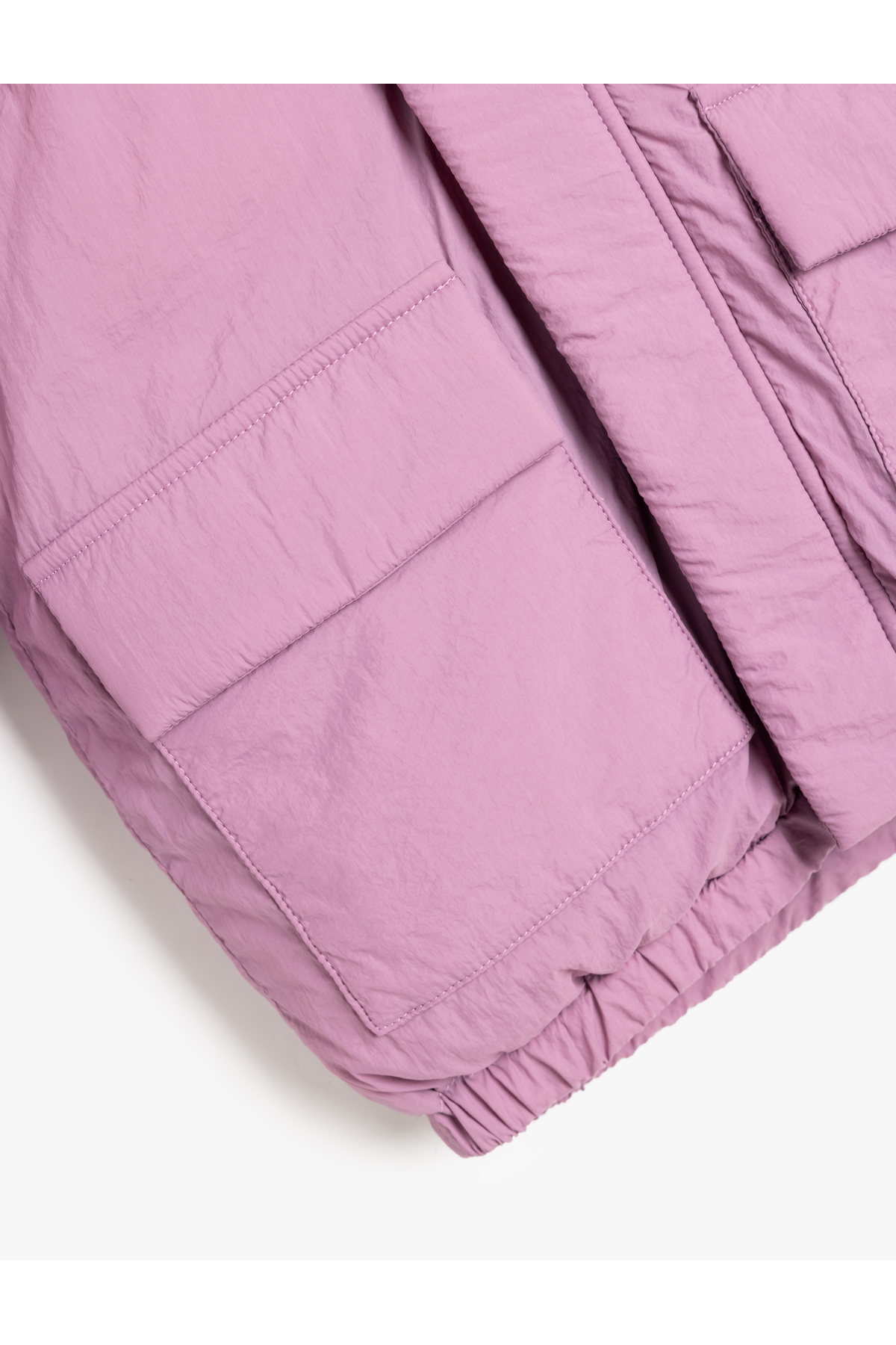 Koton Kapşonlu Şişme Mont Kapüşonlu Cep Detaylı Rüzgar Kapaklı fotoğrafı 4 (önizleme)